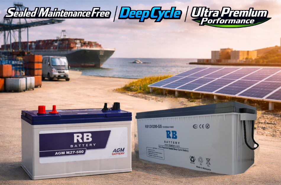 Marine & Deep Cycle Solar Battery