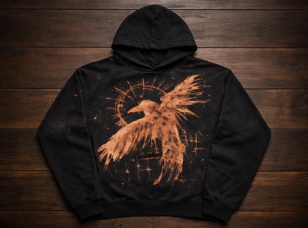 2026 Bleach Painting on Sweatshirt