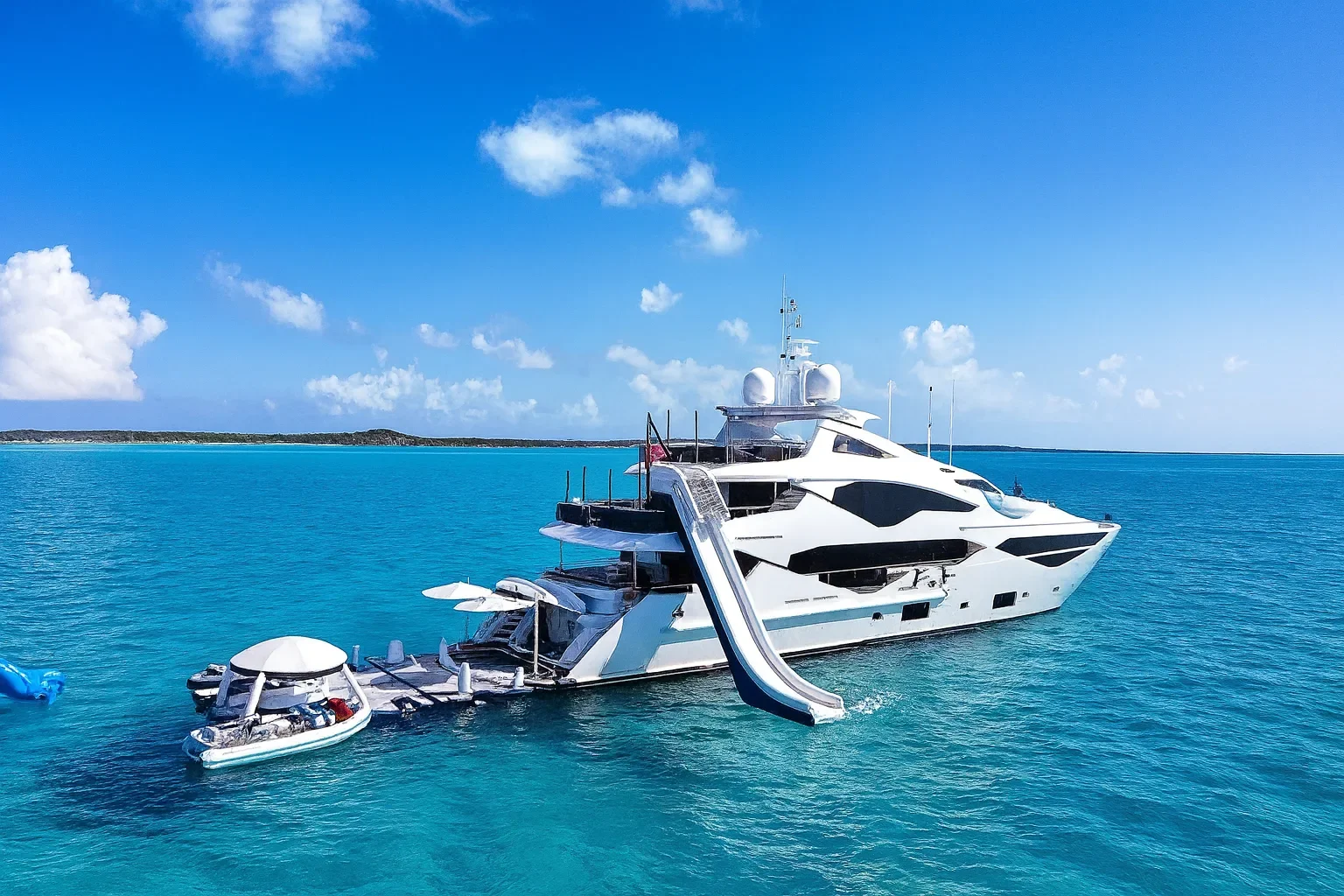 Luxury Wedding Cruise – 112' Superstar – "112 foot luxury yacht configured for an intimate wedding cruise"