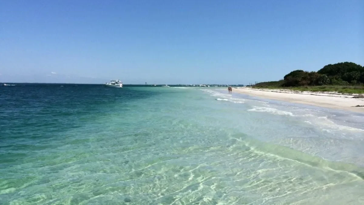 things to do in Anna Maria – Egmont Key – lush island landscape and historic lighthouse at Egmont Key.