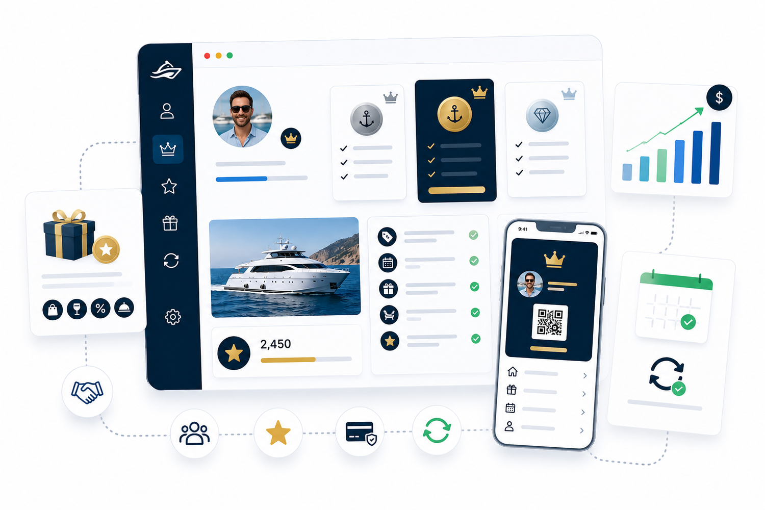 Membership rewards illustration