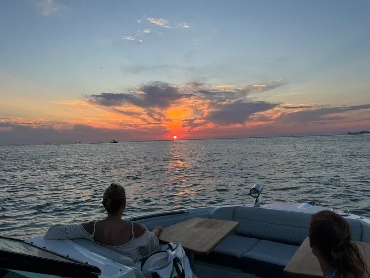 Gulf Coast sunset from the back deck