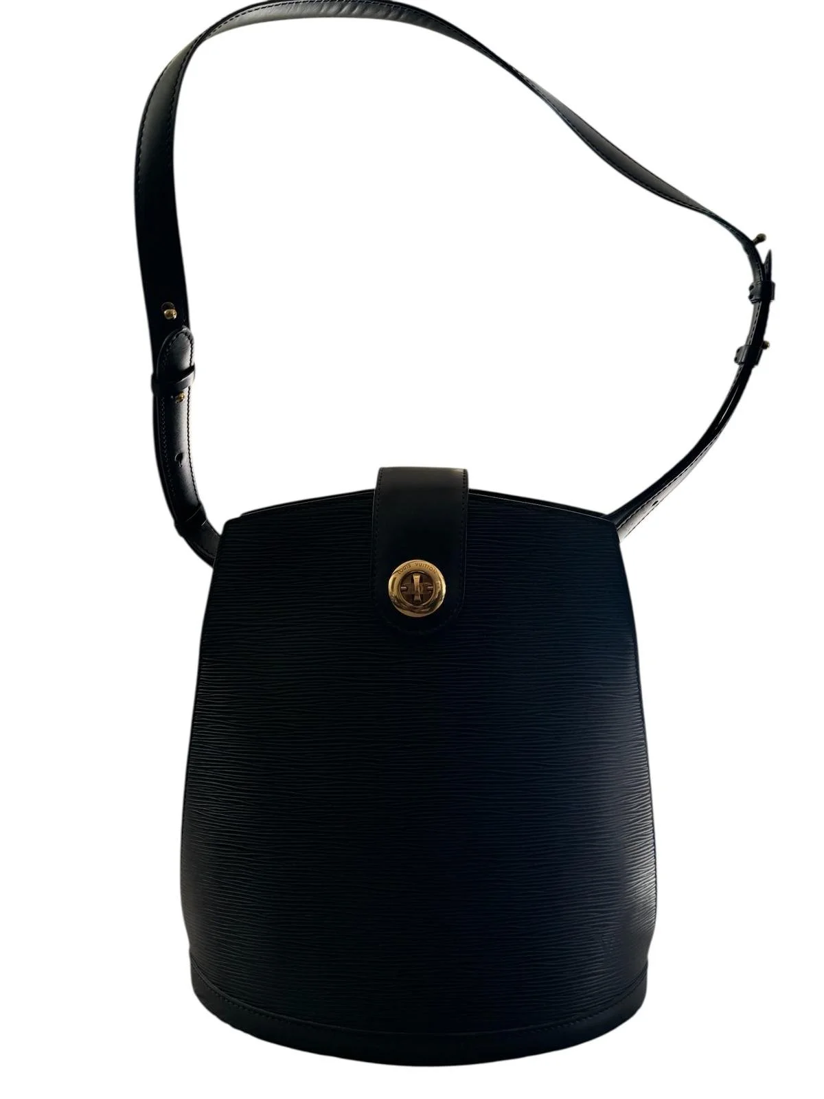 Sac à main Louis Vuitton Cluny en cuir épi noir / très bon état