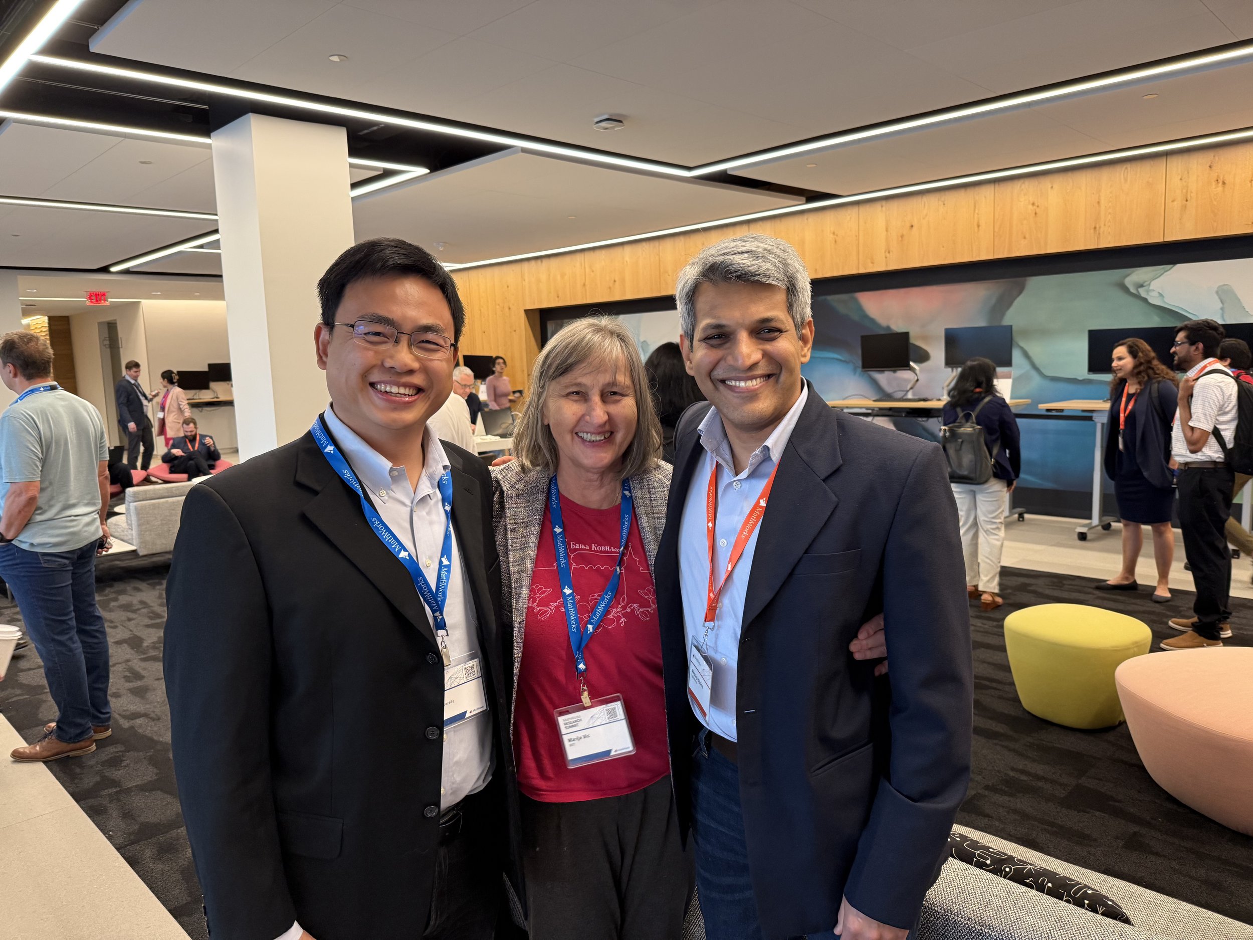 Marija Ilic attends MathWorks Research Summit