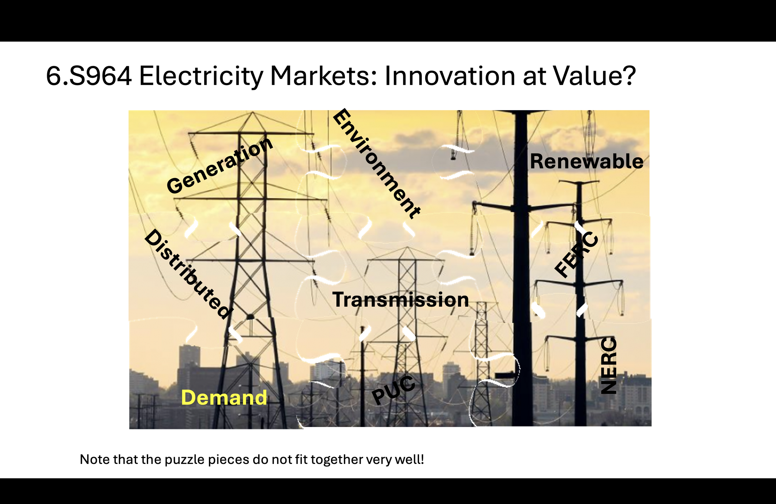 New Electricity Markets Course Taught by Professor Marija Ilic
