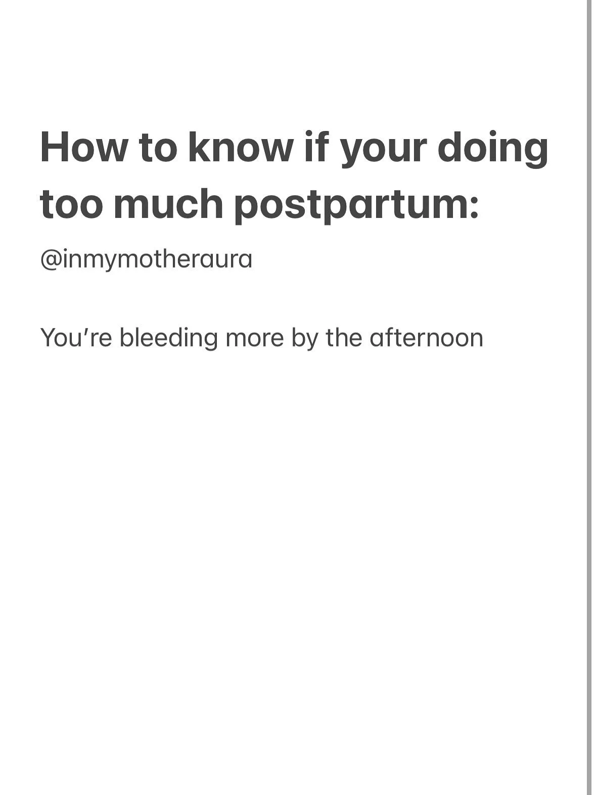 These are too real. Crying on the bathroom floor. Googling desperately at 3am. Blaming yourself for things that are not your fault. That was me my first postpartum period. 

I don&rsquo;t want any woman to feel like that in their postpartum period. I