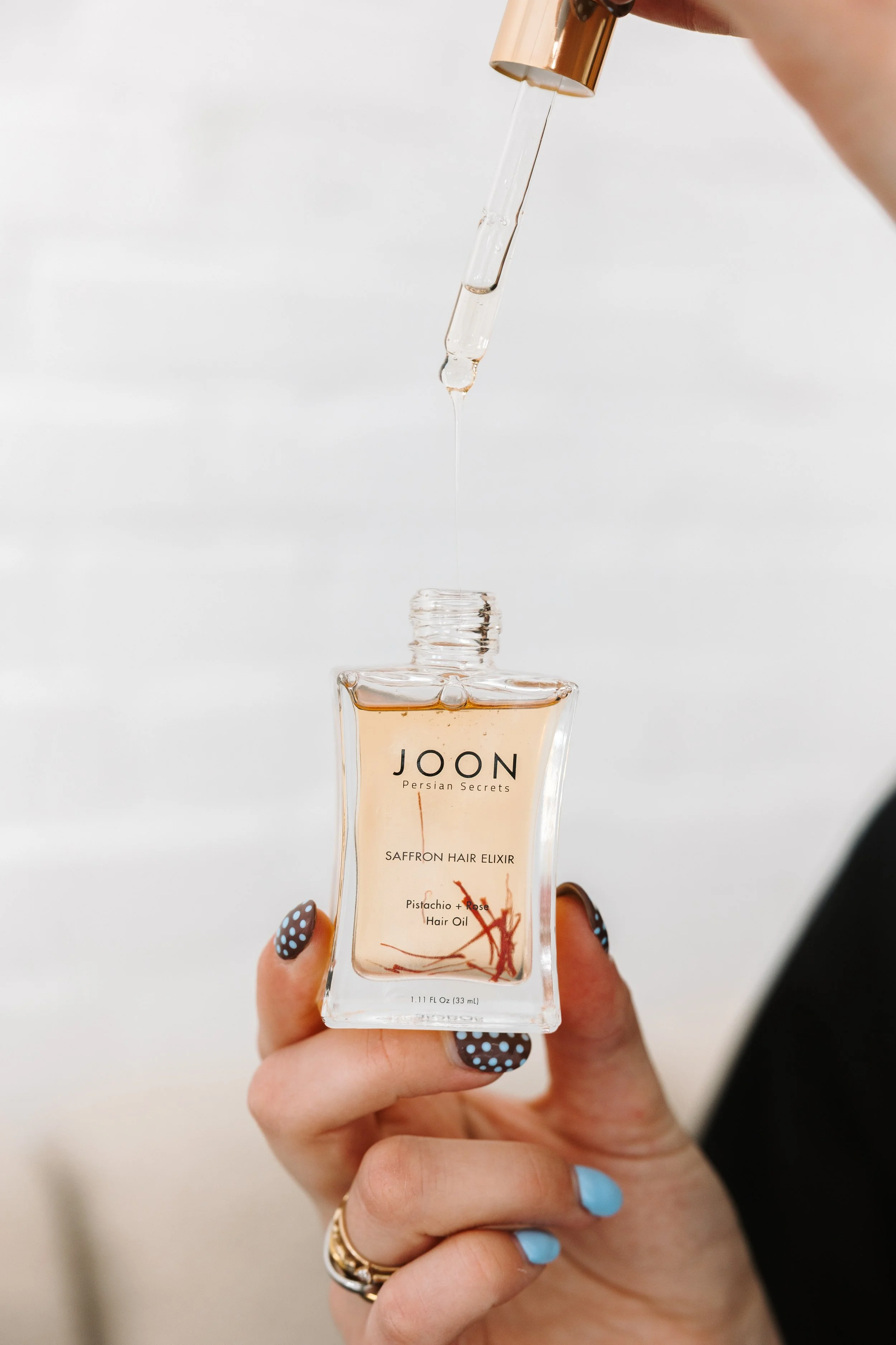 Salon customer with new long natural braids