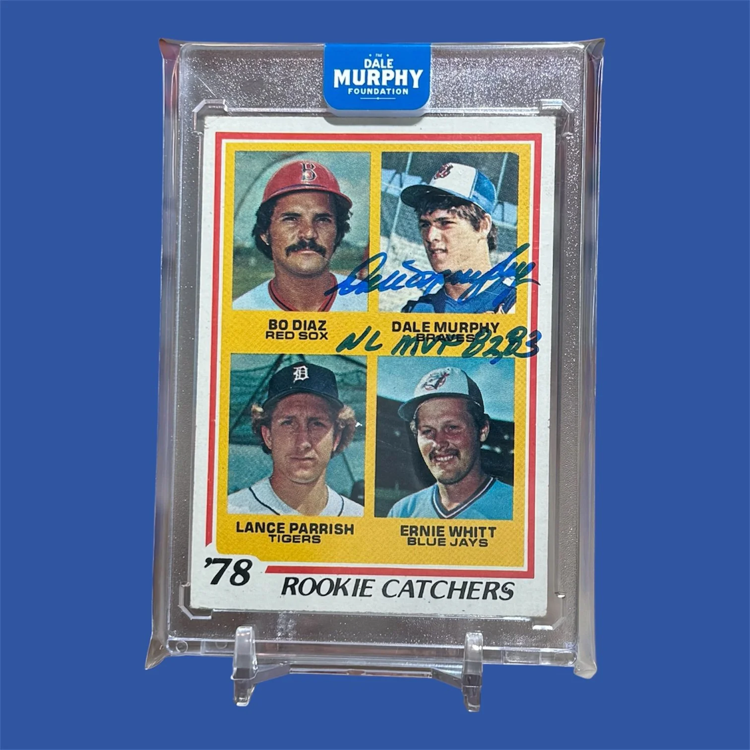 1978 Topps Dale Murphy Rookie - MVP Inscription