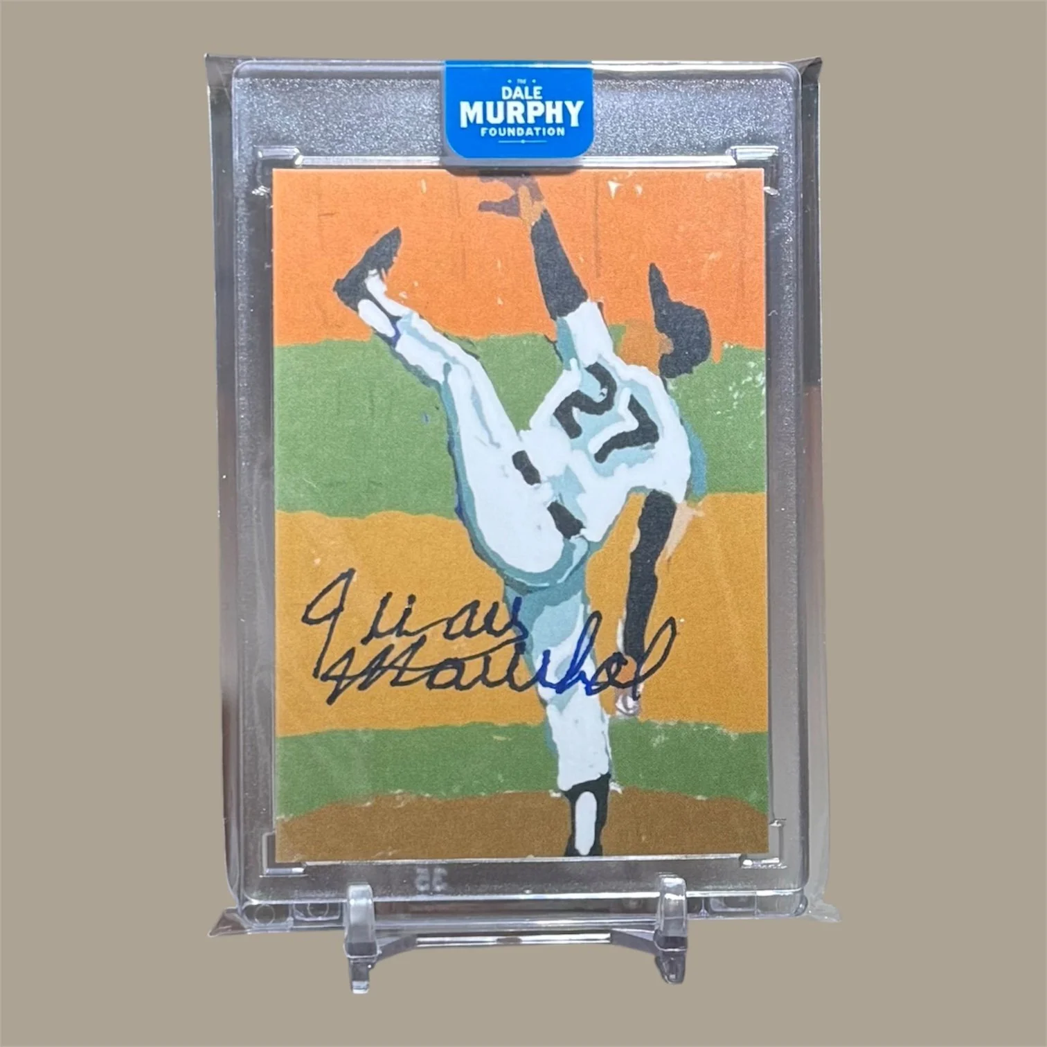 2026 MVP Experience Art Card - "Juan Marichal Windup" - Autographed by Juan Marichal