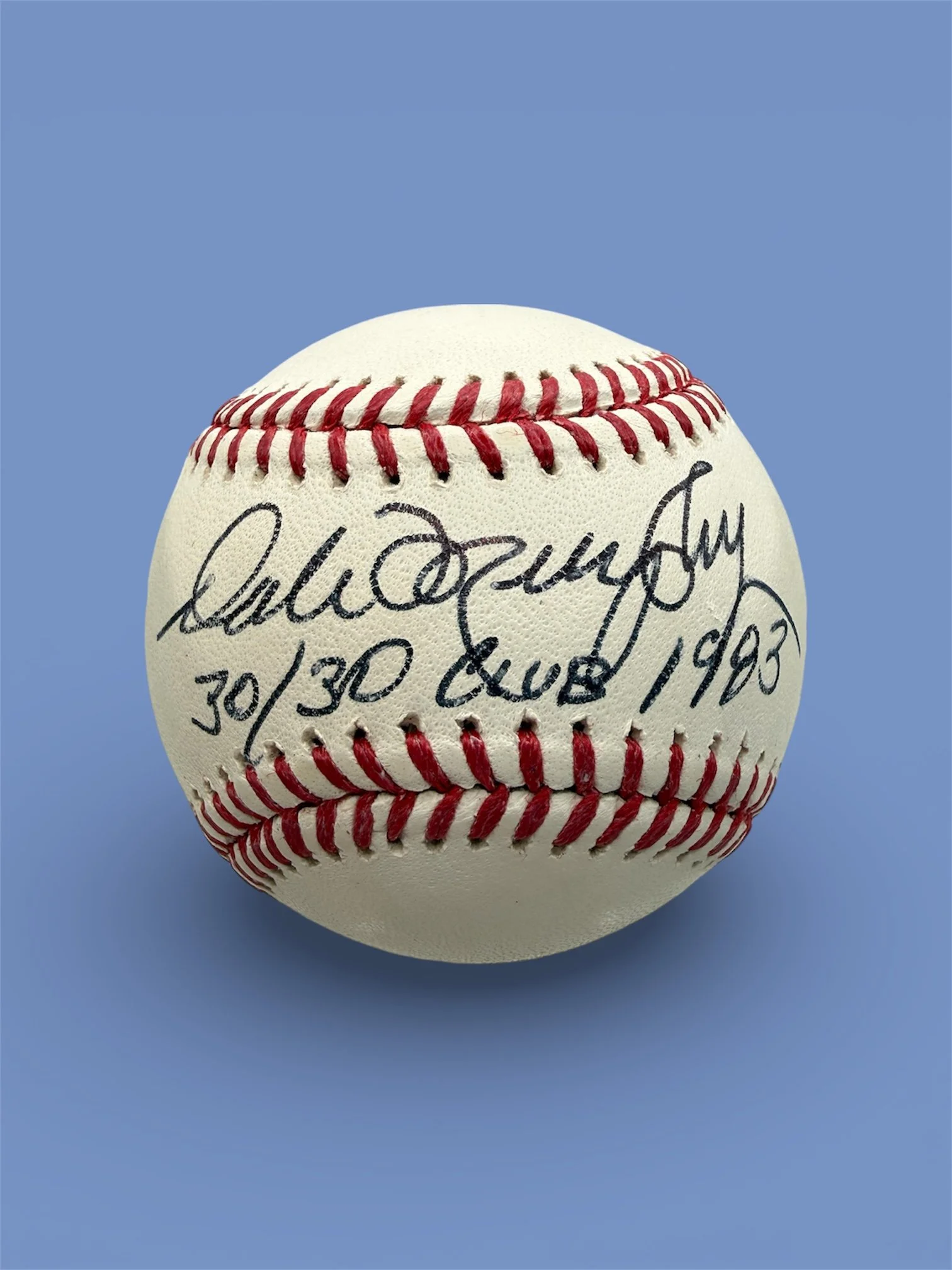 Baseball with "30/30 Club 1983" Inscription