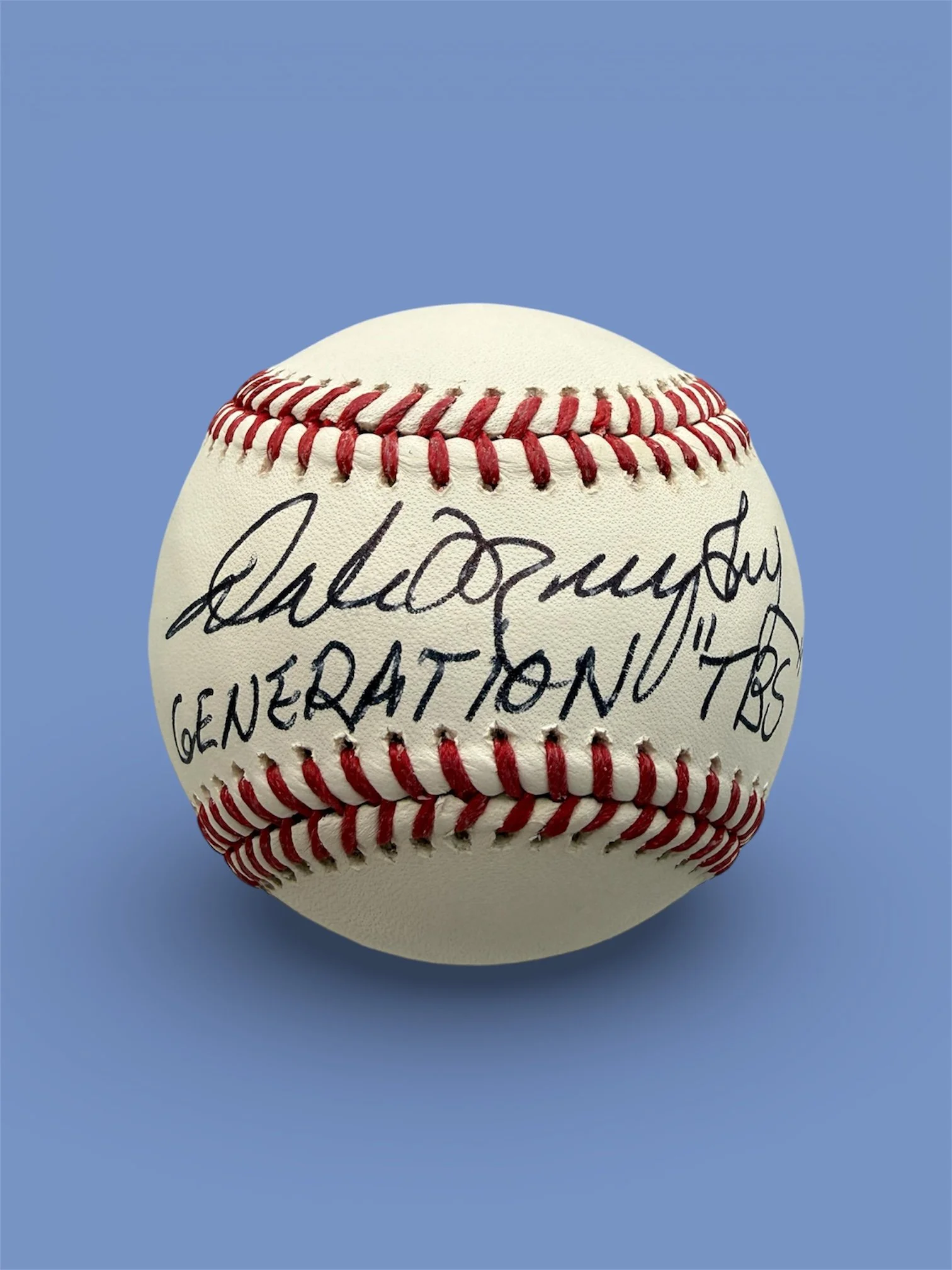 Baseball with "Generation TBS" Inscription