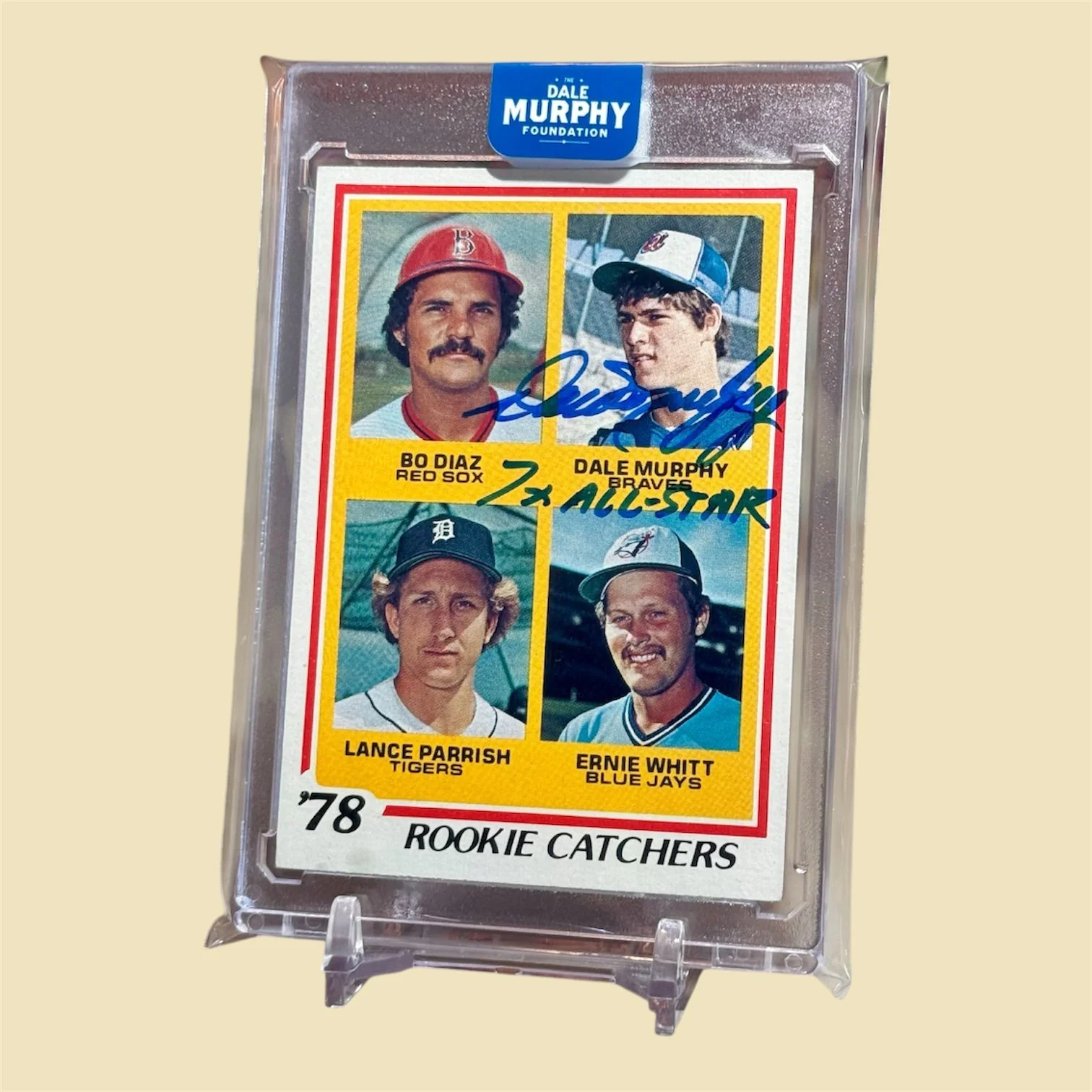 1978 Topps Dale Murphy Rookie - All Star Inscription