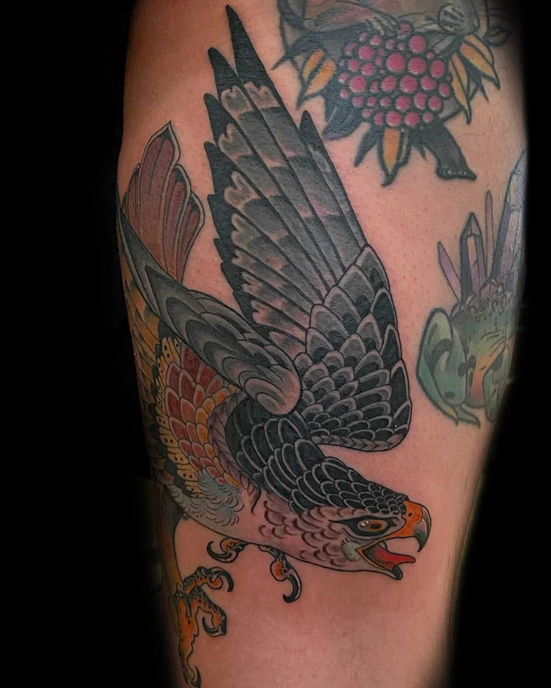 Check out this Hawk Tattoo by our resident artist @donnynewmantattoos 
.
DONNY IS NOW BOOKING JANUARY 
.
.
.
.
.
.
.
.
.
.
.
.
.
.
.
.
.
#tattoo #tattoos #tattooer #atx #austin #texas #atxtattooartist #austintattooartist #texastattooartist #yanagitat