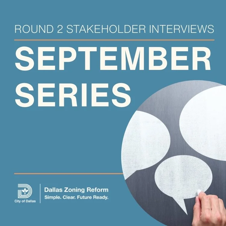 September Series - Additional Stakeholder Interviews