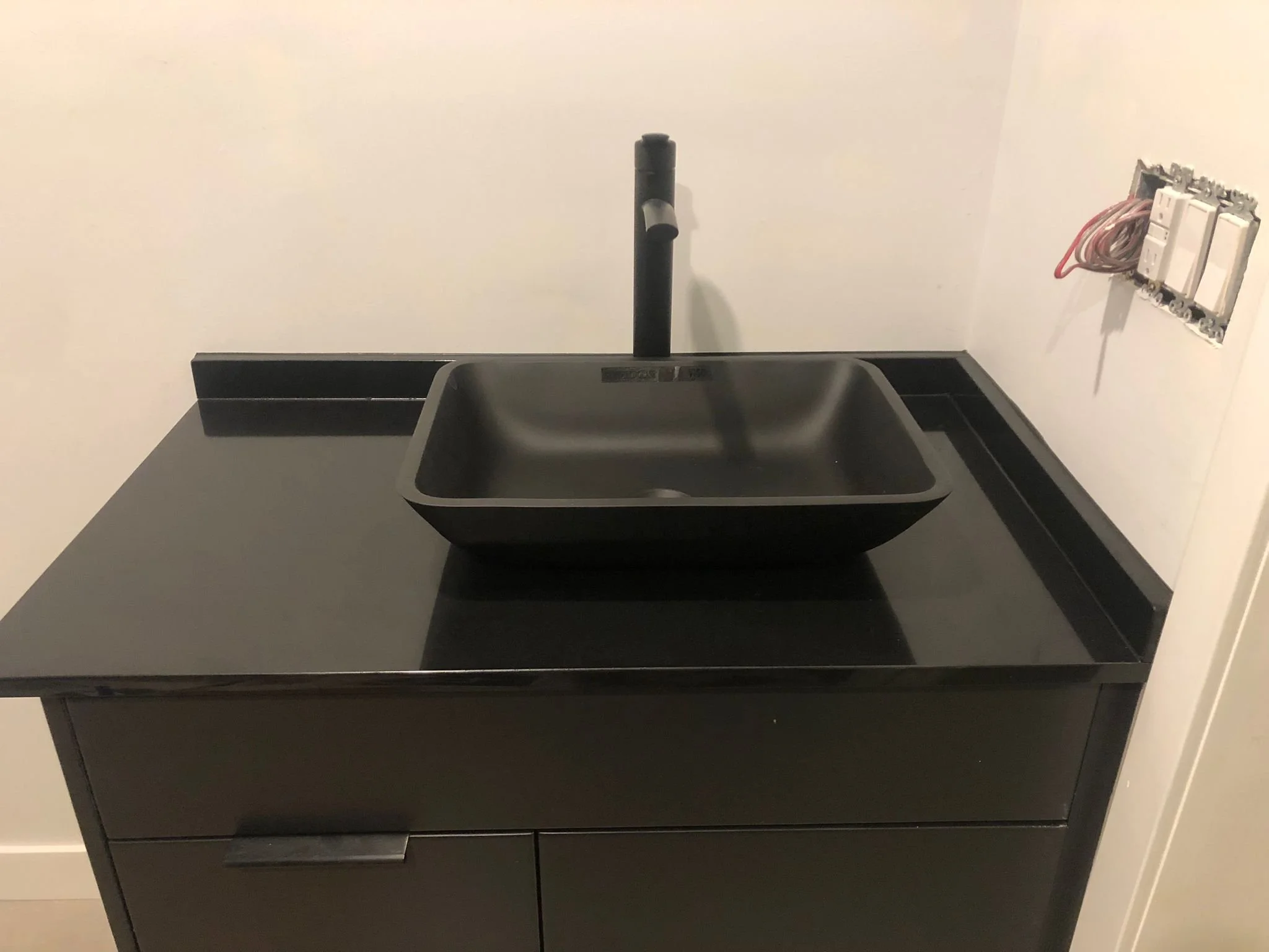 Black Quartz Vanity
