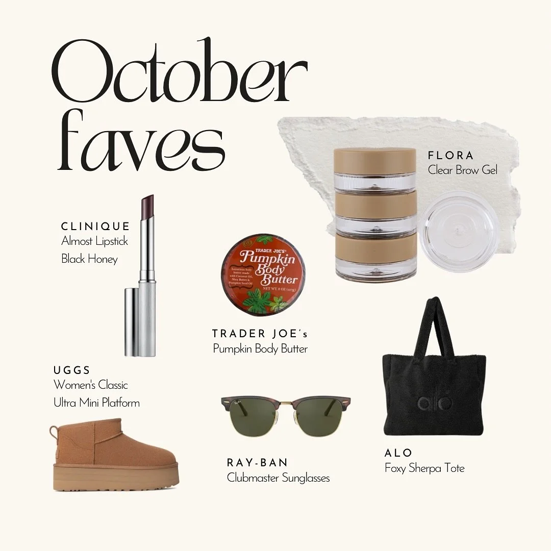 Flora girl&rsquo;s October faves 🎃🧡 As a beauty brand, we love uplifting other products that make us feel our best&mdash;because we&rsquo;re all here to spread beauty together! From brows to cozy essentials, here&rsquo;s what we&rsquo;re reaching f