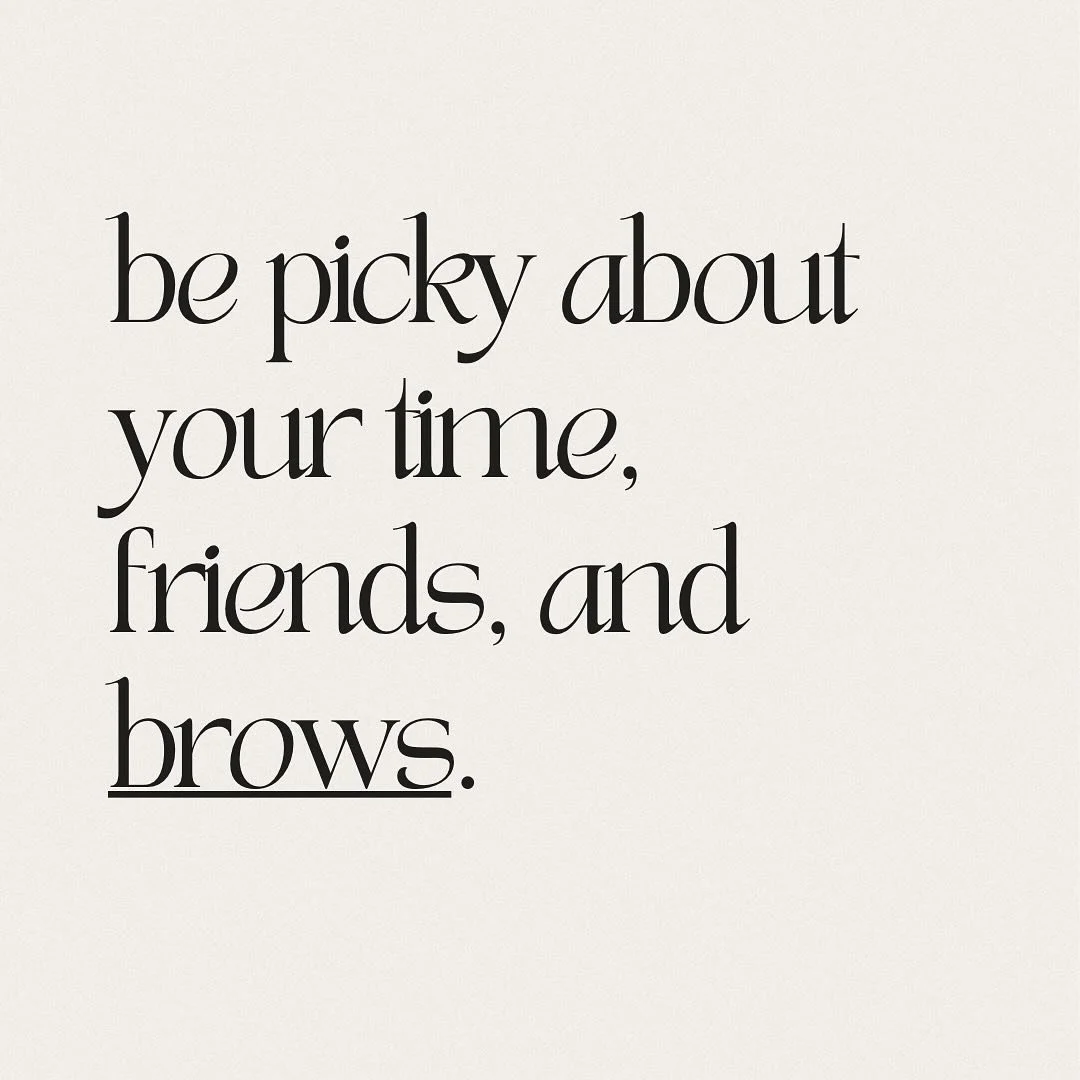 Word of advice 📝 we only want what&rsquo;s best for you (and your brows) 🫡
.
.
.
.
.
 #Flora #FloraBeauty #brow #browgoals #browtransformation #girlquotes #makeuptok #relatable