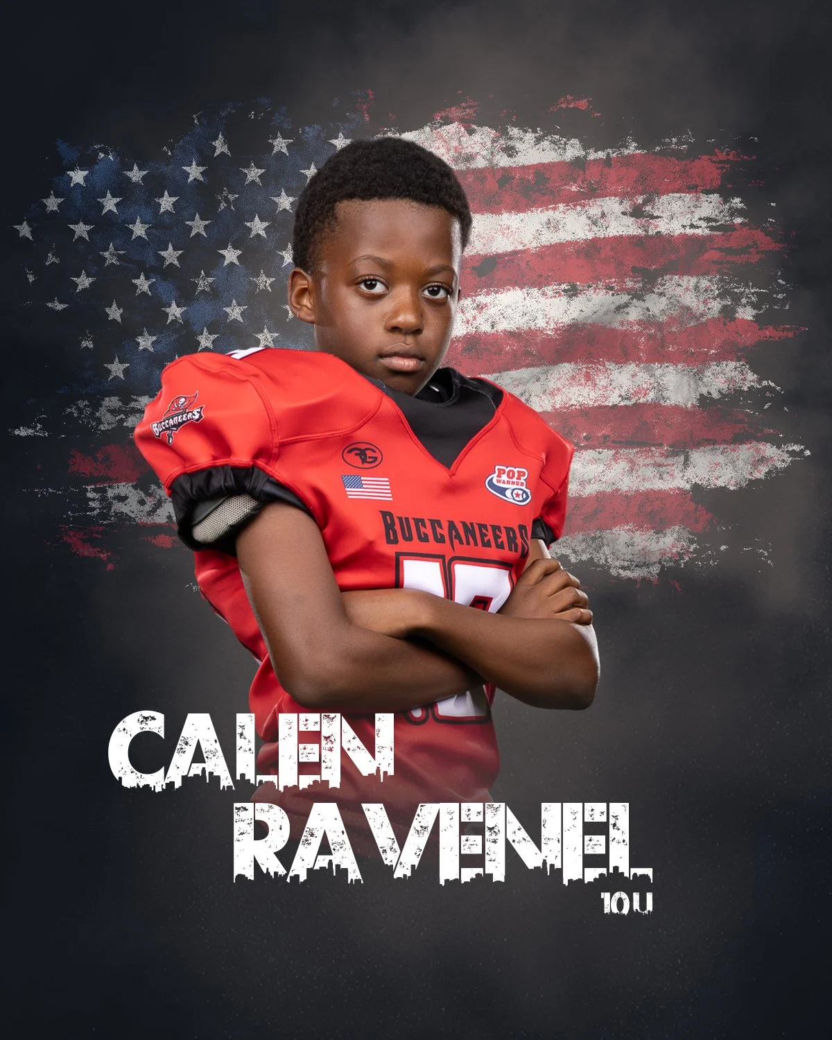 Stars & Stripes Photoshop Template