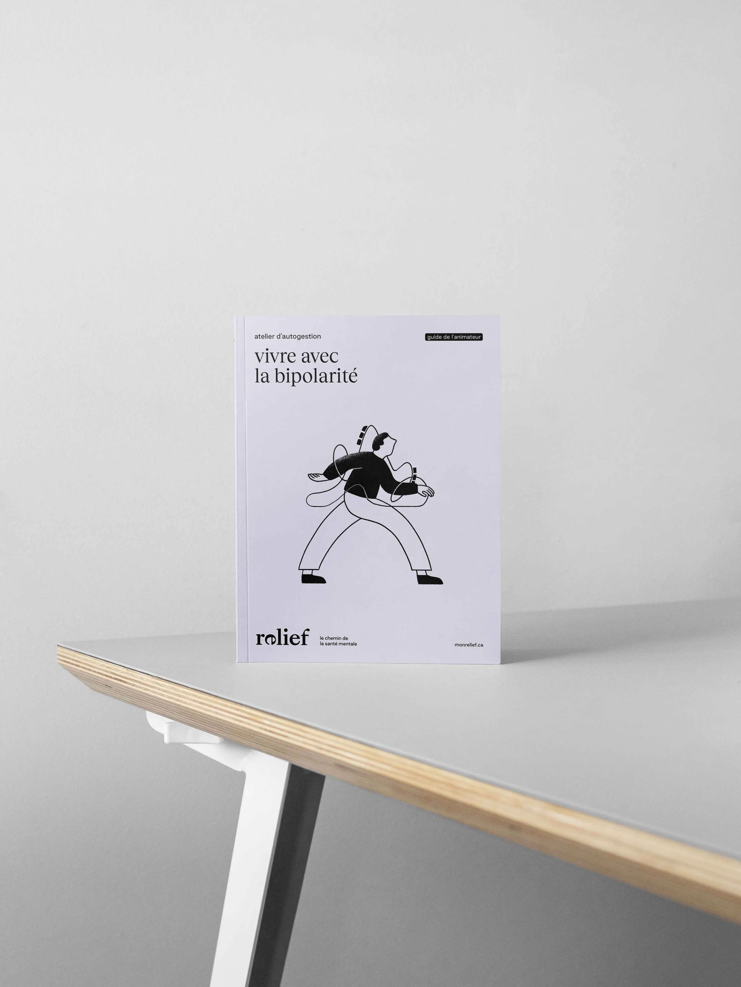 Photo du livre Vivre avec la bipolarité sur les troubles bipolaires et la gestion de la santé mentale.