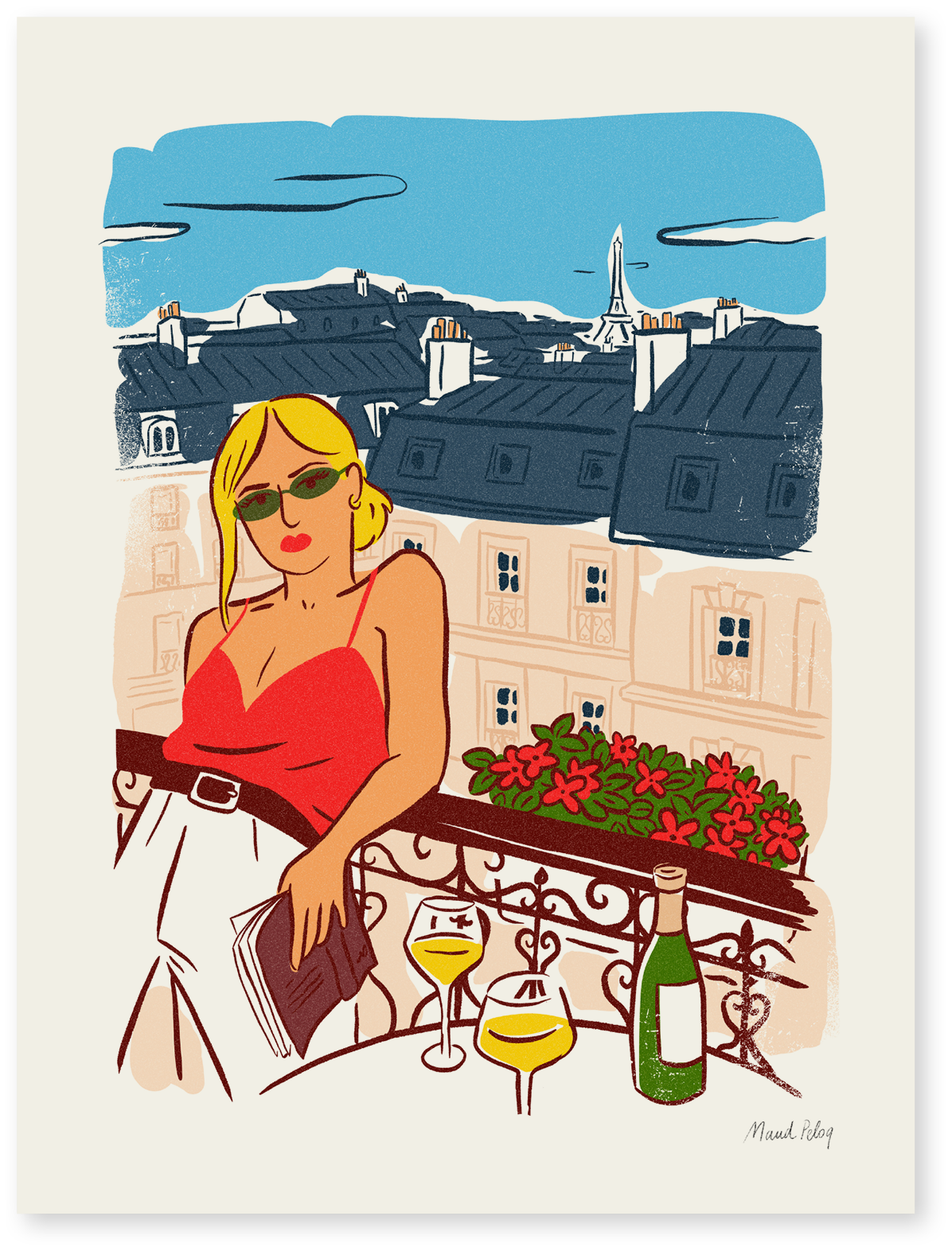 Affiche « Un été à Paris »