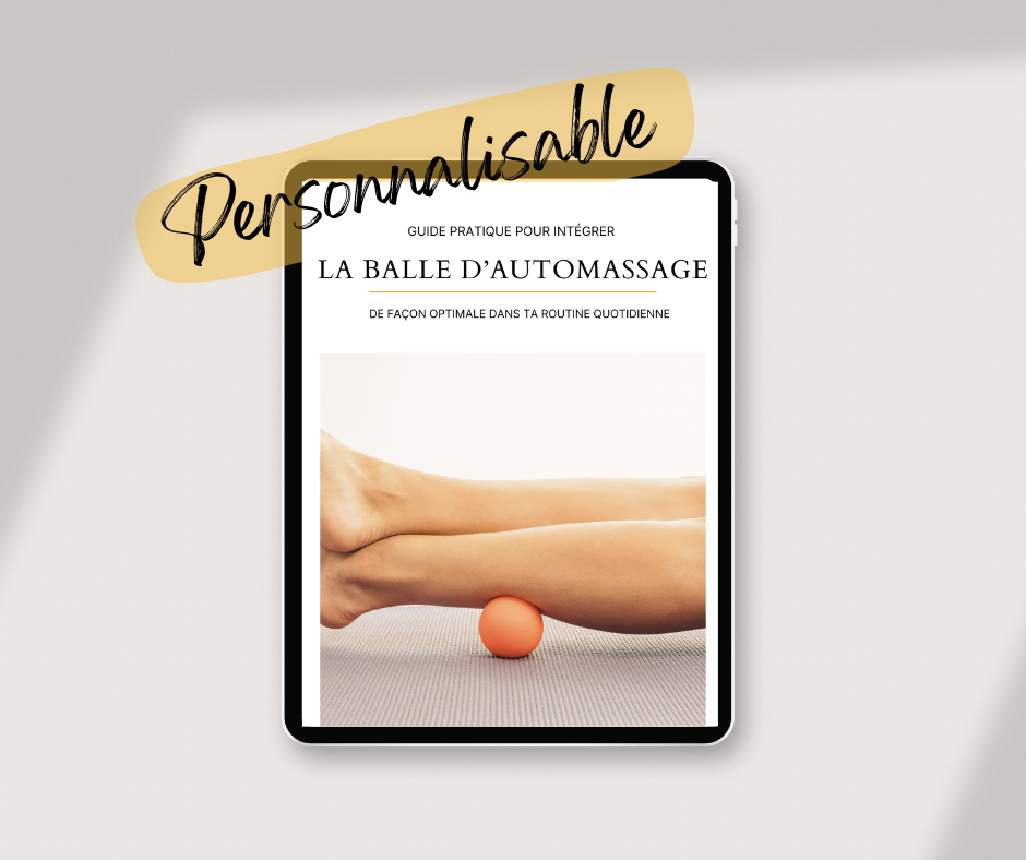EBOOK PERSONNALISABLE de l'Auto-Massage à la Balle de massage