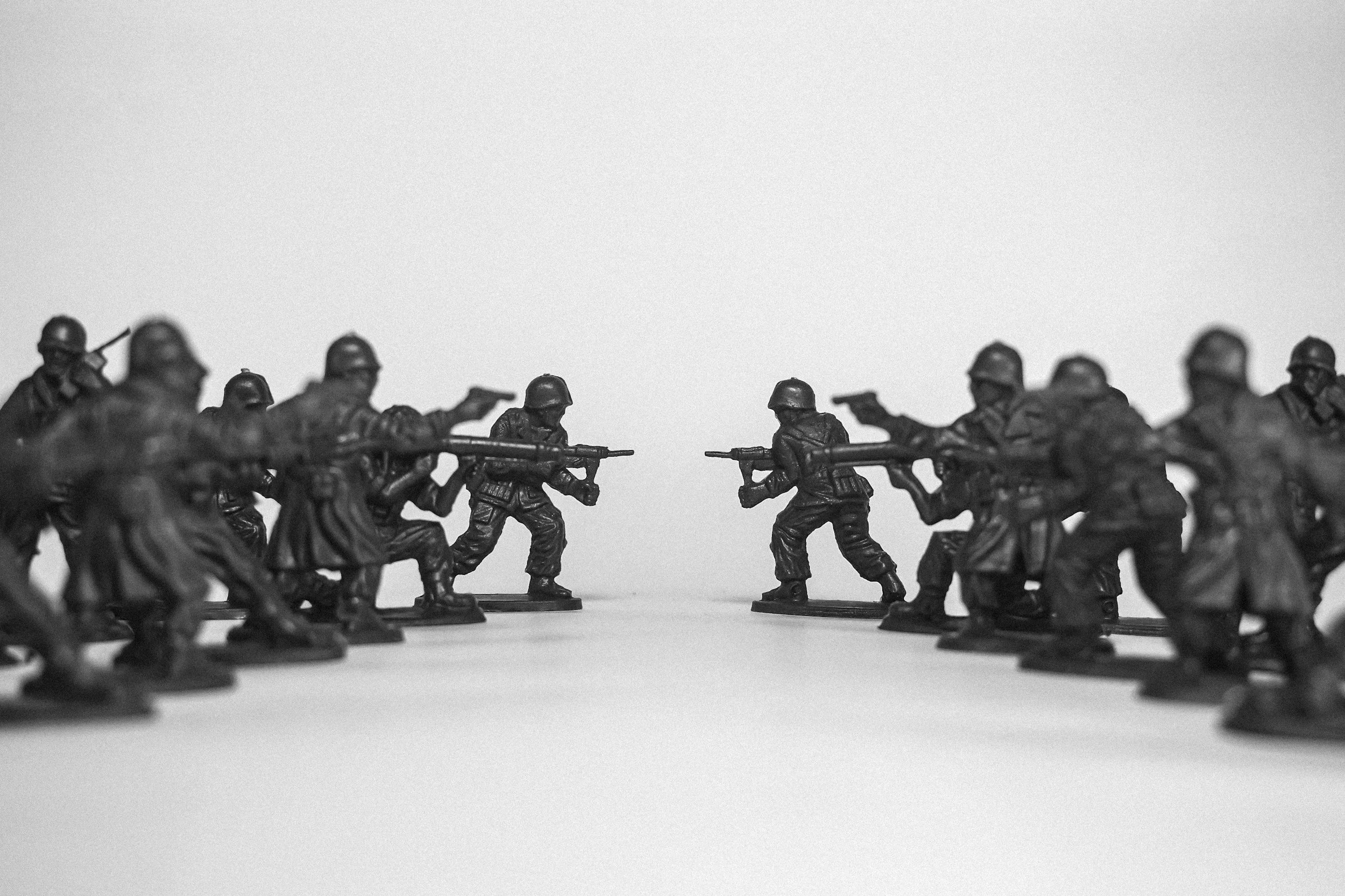 mini military action figures face each other- The Idea Lab Research Findings Blog Article - What makes for a good story part 2