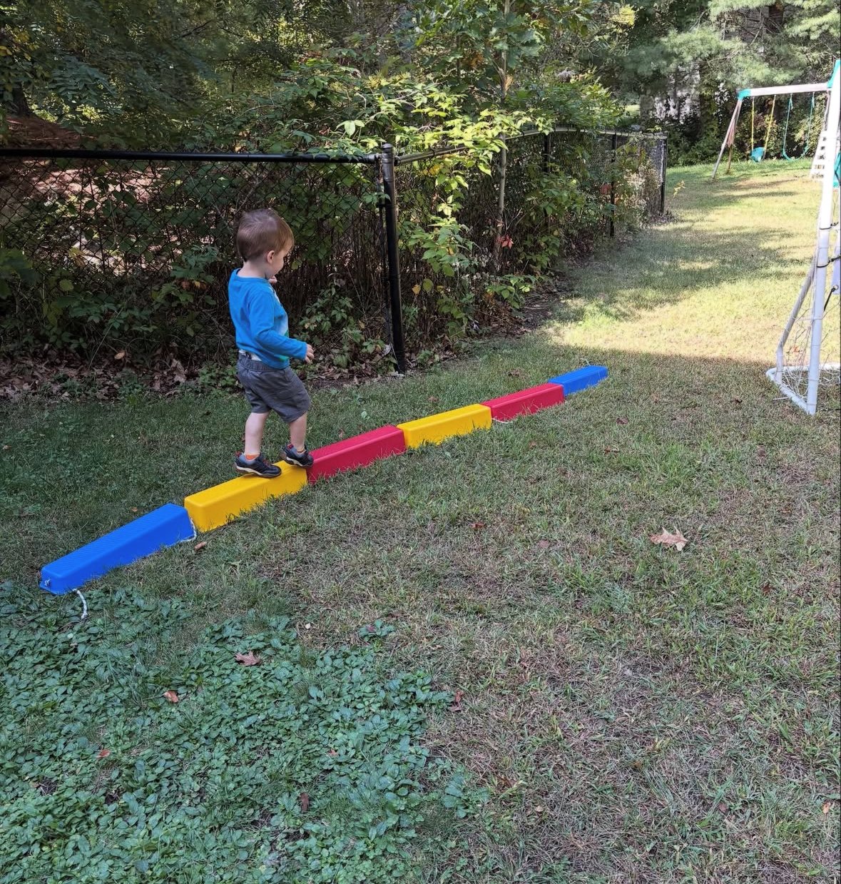 Throughout the week, we make sure to focus on gross motor skills. We always incorporate various ways to work on these skills while keeping the students engaged. 