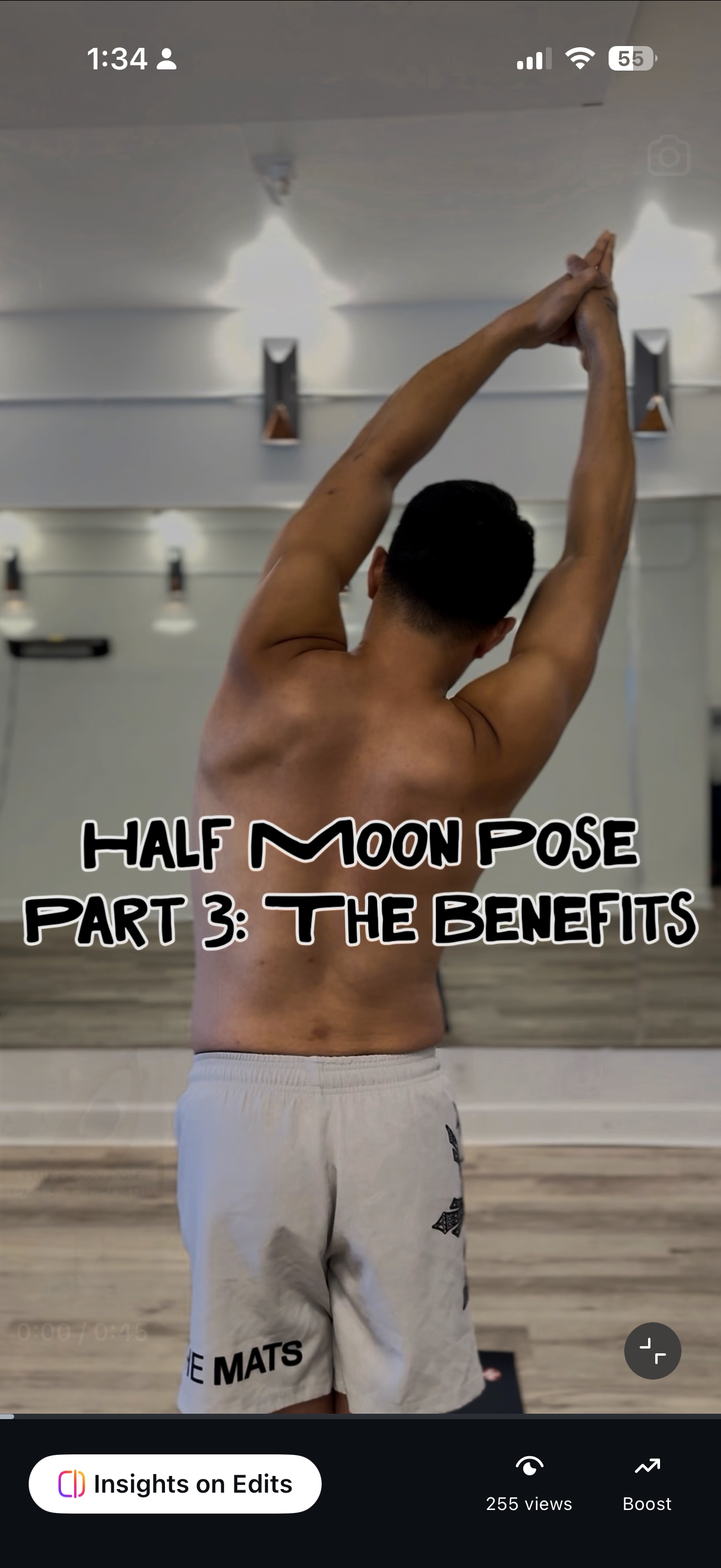 Half Moon Pose: The Second Posture of Hot 26and2