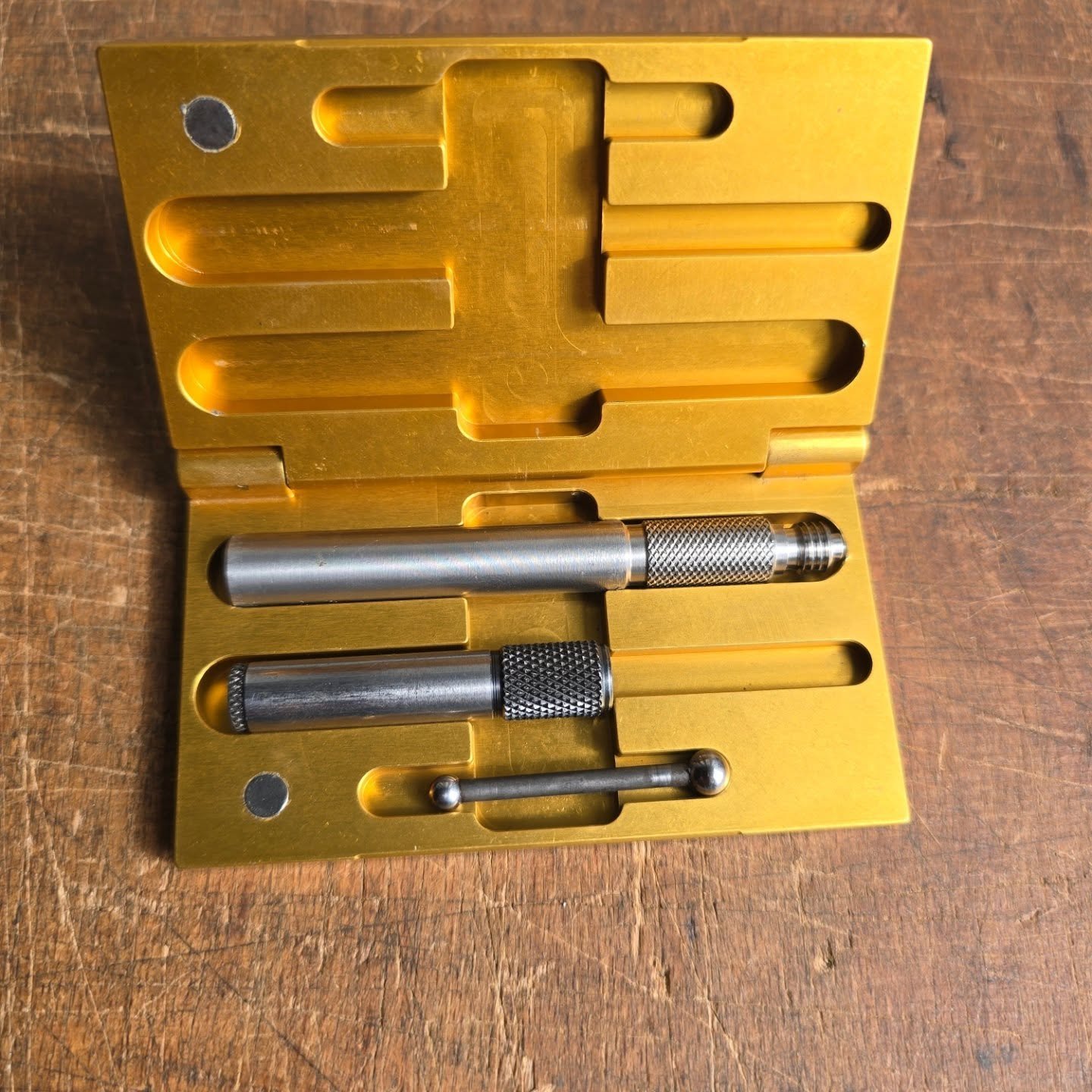 Huffam Centre Locators - Two available. One in a wooden box &pound;42 delivered, One in a metal box &pound;47 delivered. Both in excellent condition