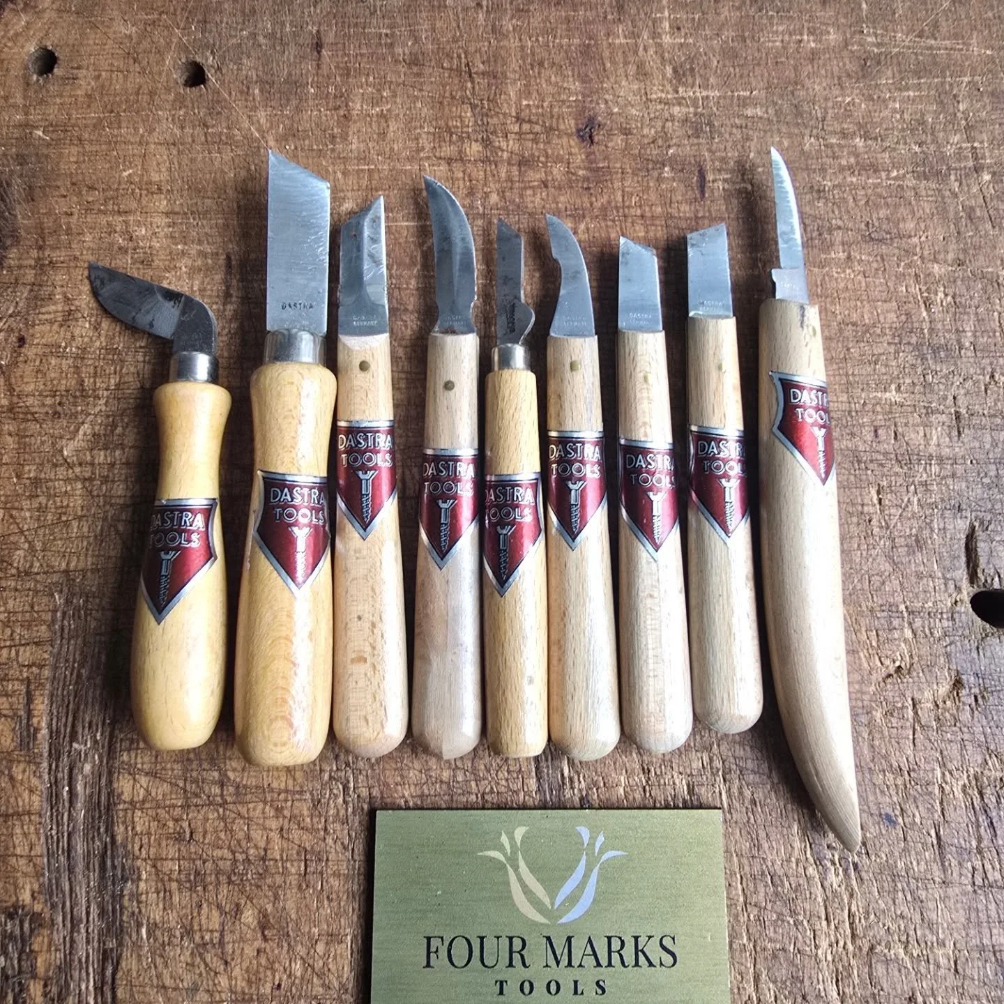 Dastra Wood Carving Whittling Tools, made in Germany. Good used condition, 9 in total. &pound;99.99 inc UK postage