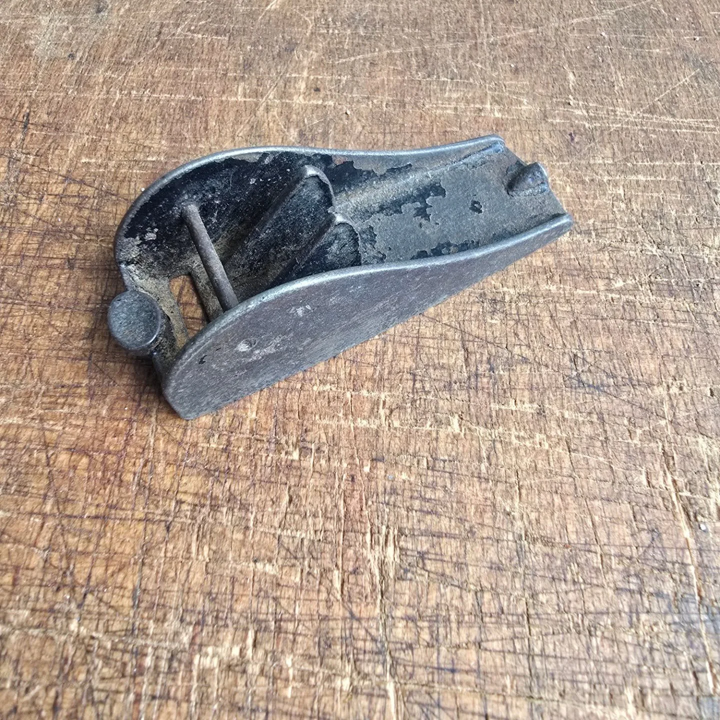 Stanley No 101 1/2 - body only. I got a call from a house clearance company. Found this little beauty but searched high and low and couldn't find the missing parts. Listed and sold on ebay within a couple of hours. Bonkers