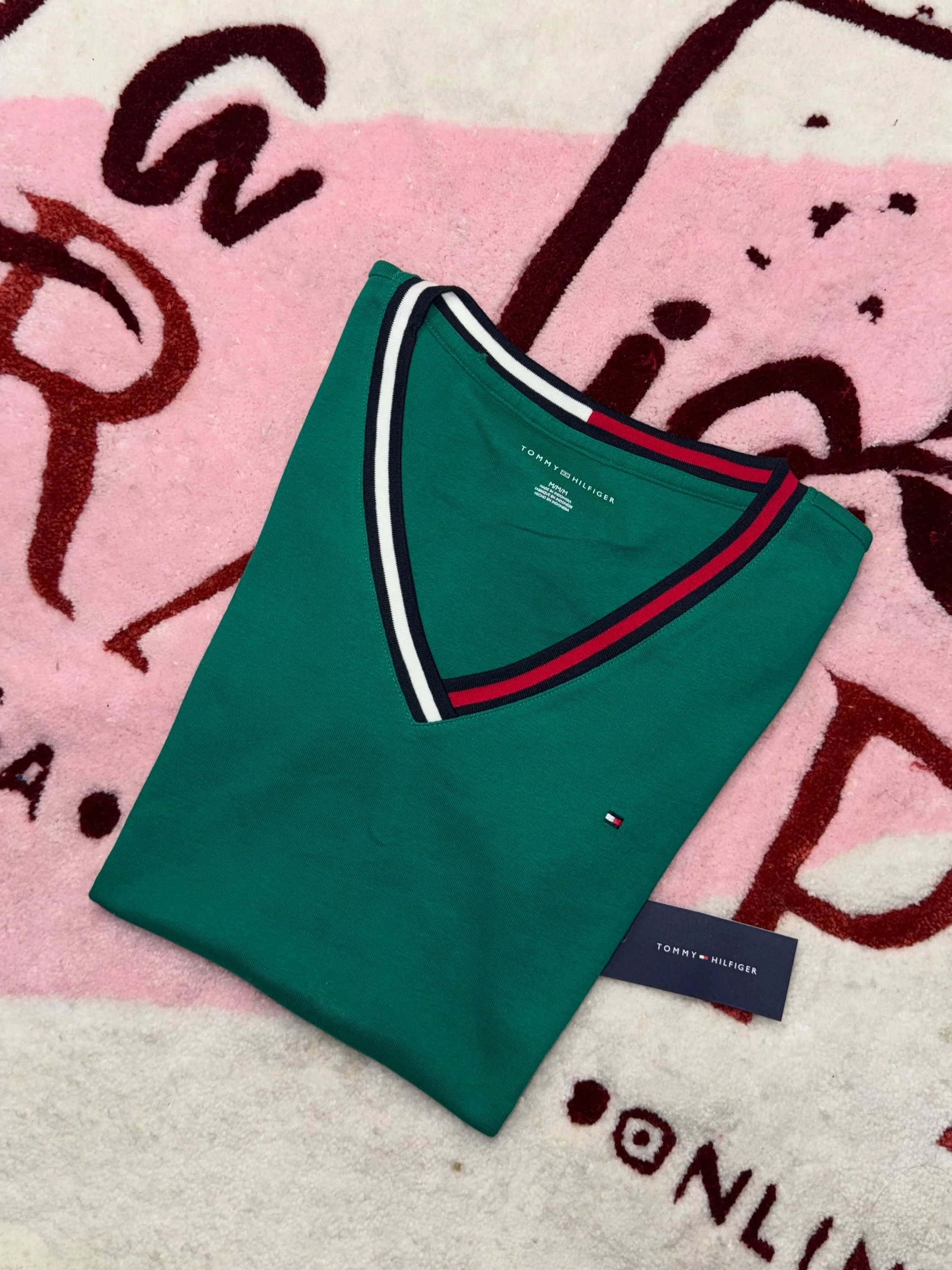 DAMA PLAYERA T OMMY TALLA M $599$ de l&iacute;nea para este mundial ⚽️
