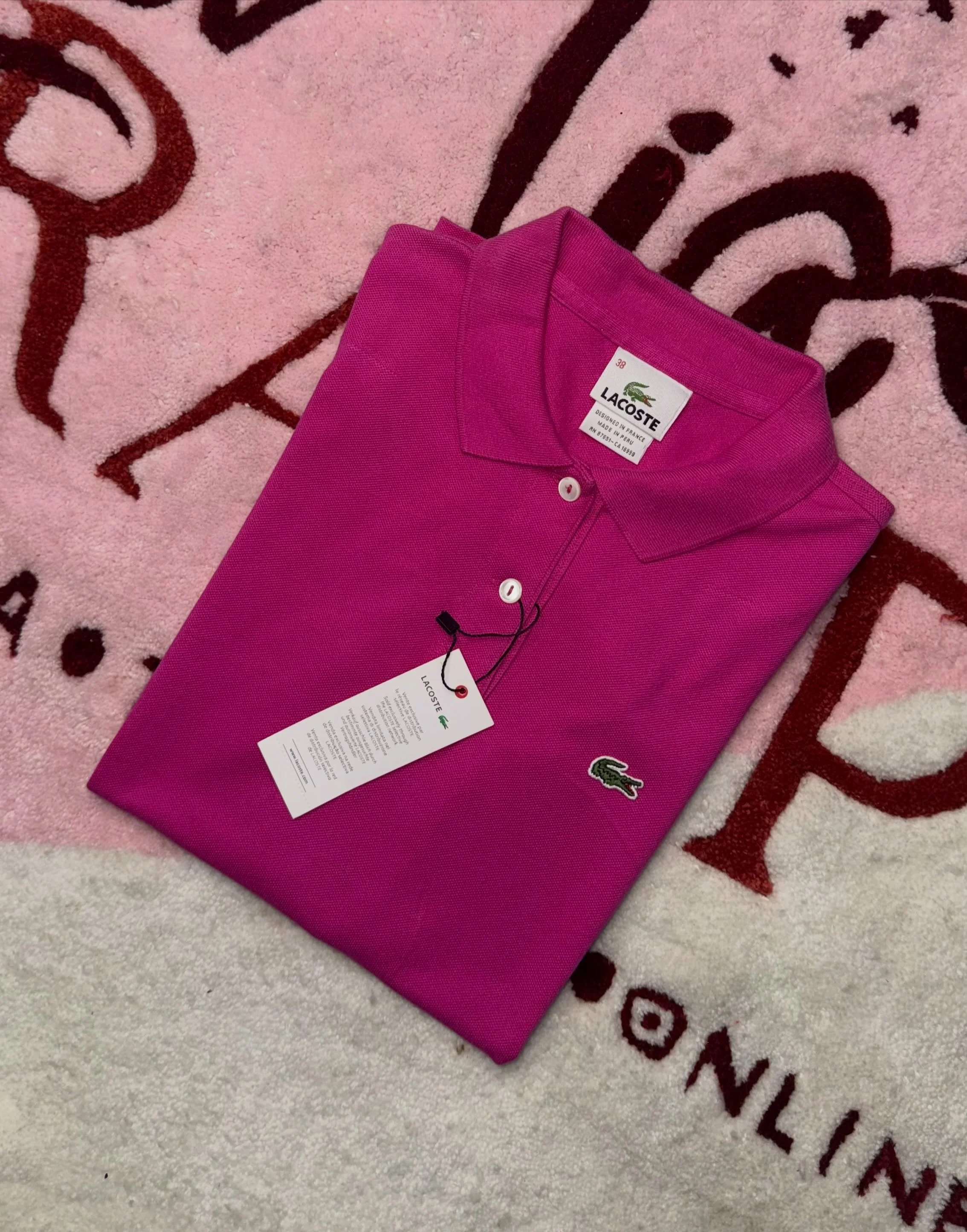 Dama playera L acost&eacute; talla S y M $850$