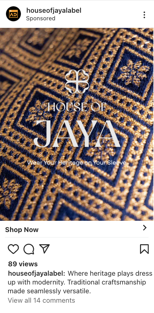 Paid social mockup