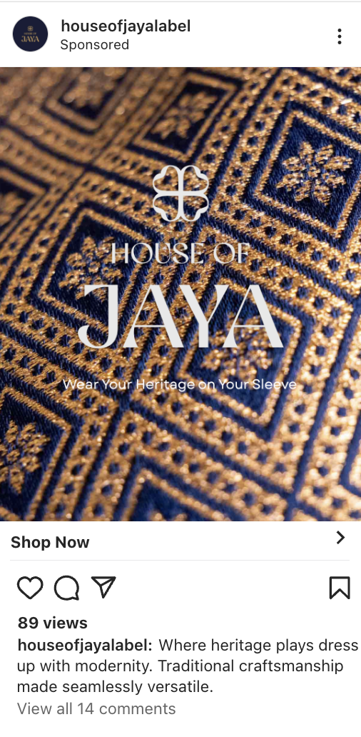 Paid social mockup