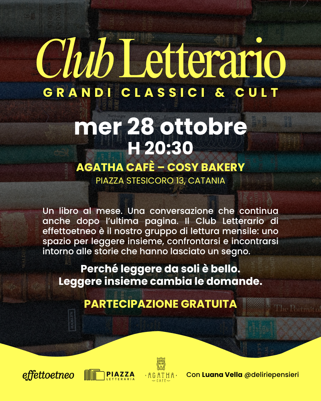 CLUB LETTERARIO DI EFFETTOETNEO - OTTOBRE