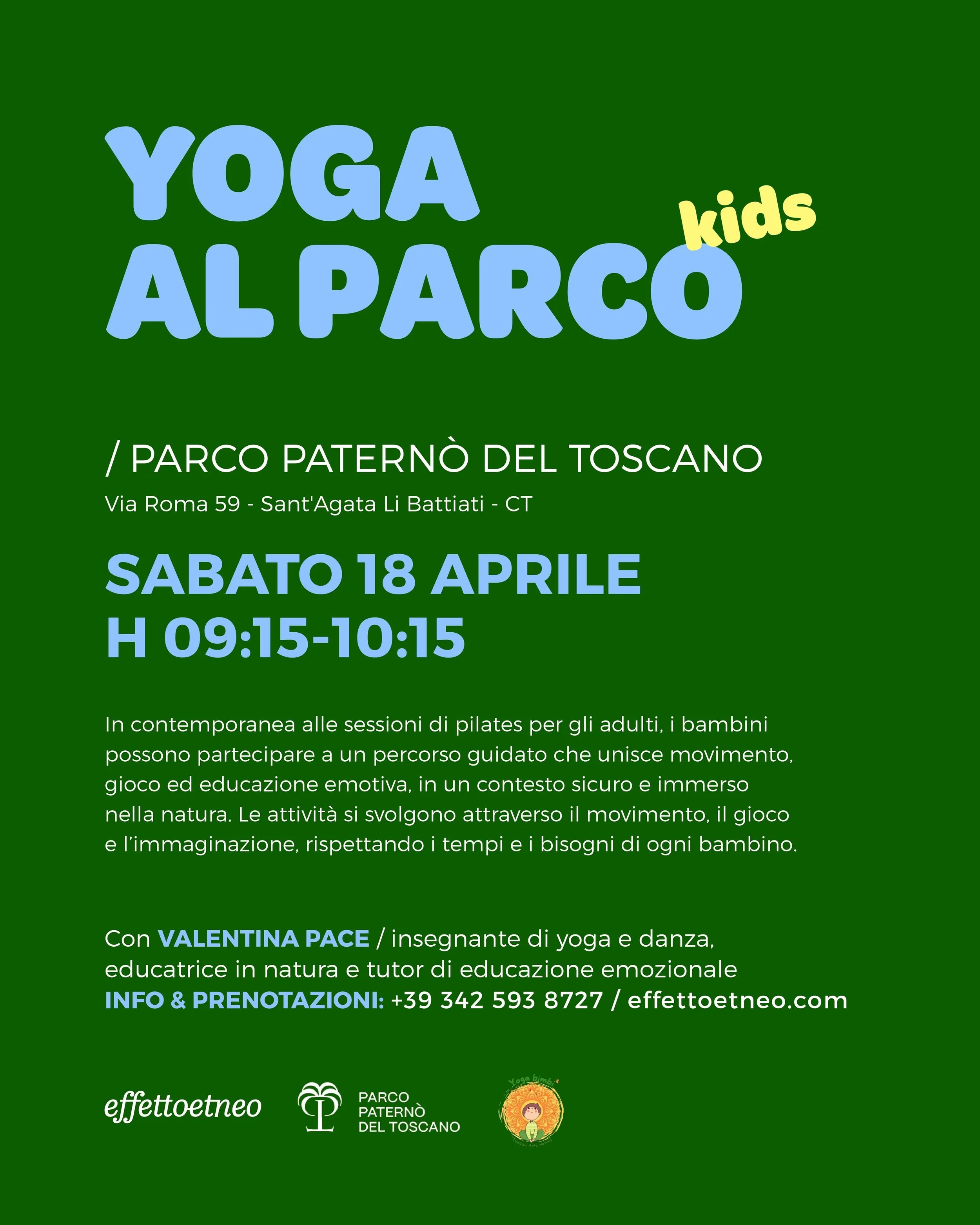 Yoga al parco - KIDS 
