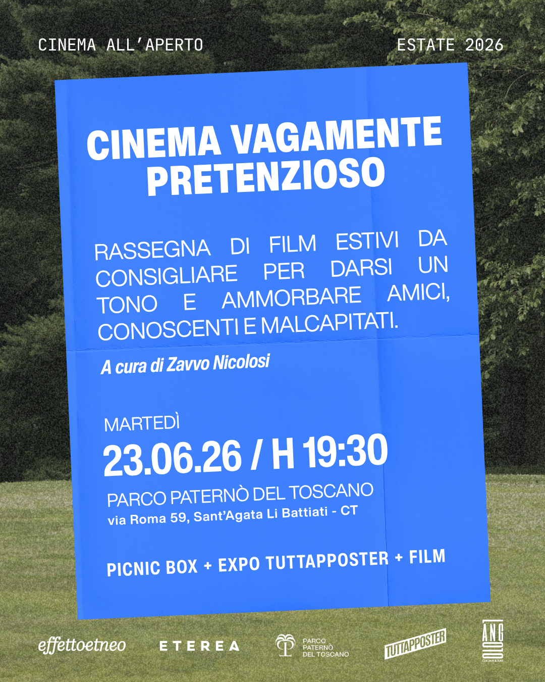 CINEMA VAGAMENTE PRETENZIOSO - FILM | 23/06