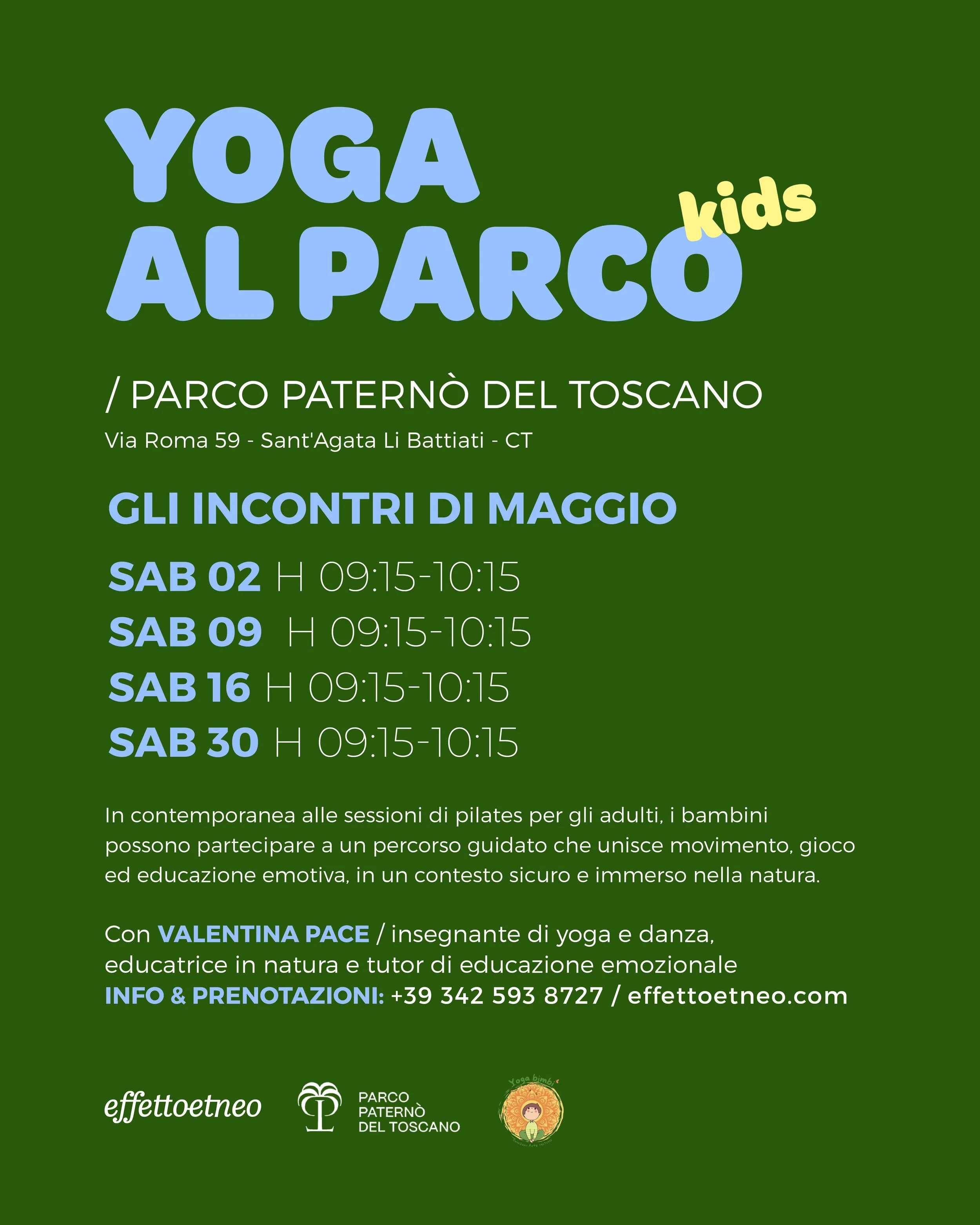Yoga al parco kids | 30 maggio