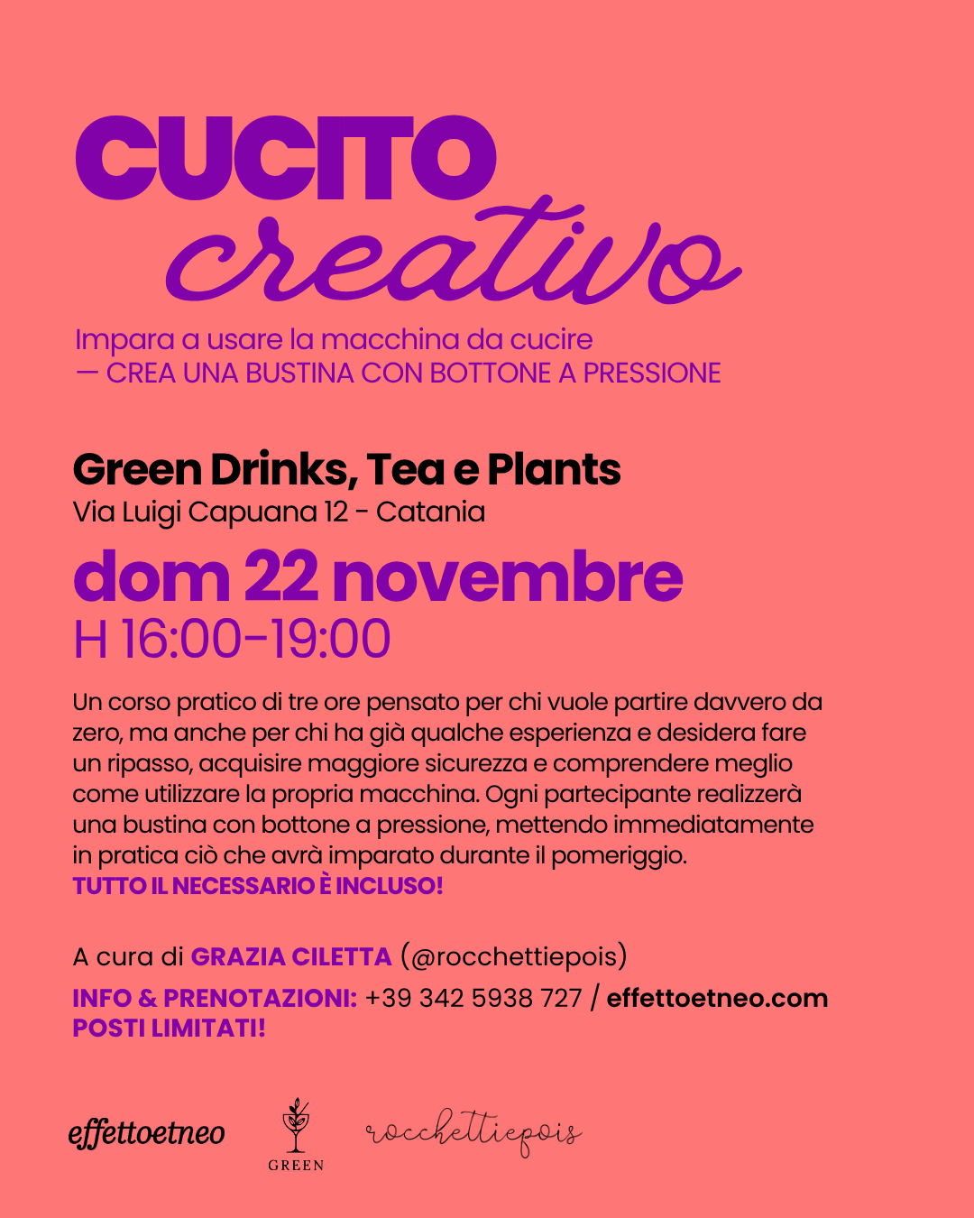 CUCITO CREATIVO - 22/11