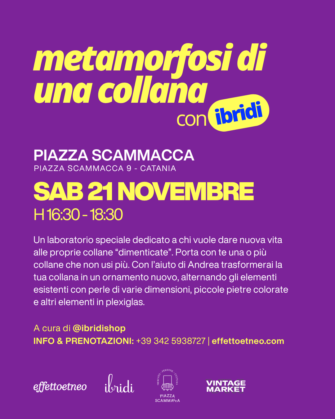METAMORFOSI DI UNA COLLANA - 21/11