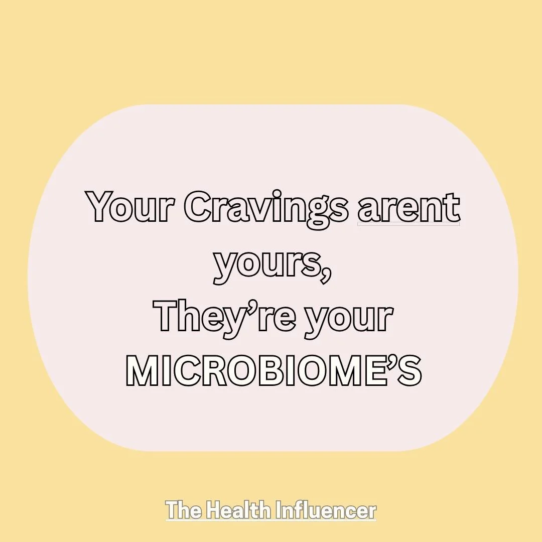 Do you find yourself craving certain foods? So much so that it feels *out of your control*?? 🤤

That&rsquo;s likely because your gut microbiome are calling the shots! 

It's actually very common... however common doesn't translate to NORMAL!

We hou