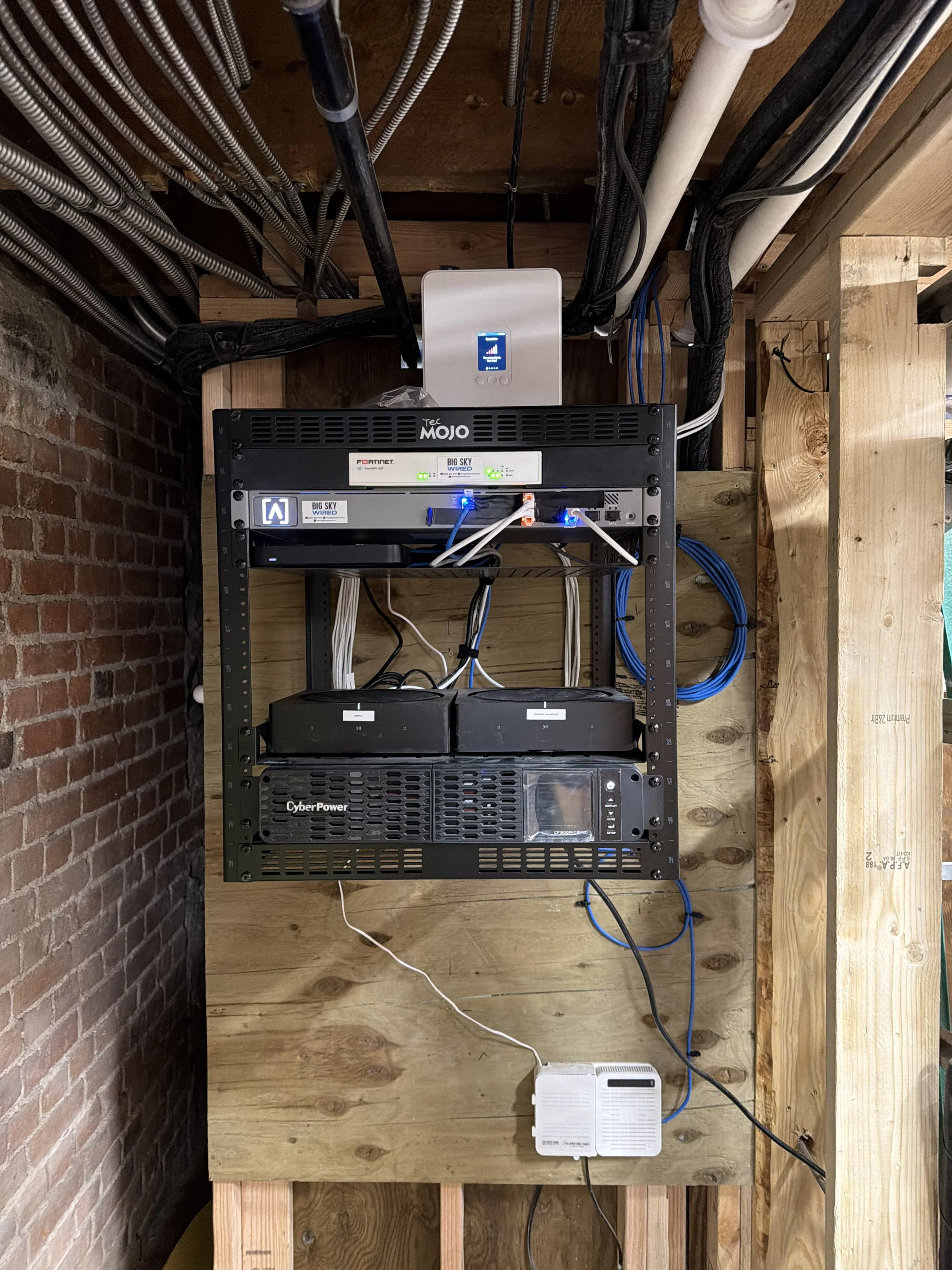 Big Sky Wired Restaurant Network Rack Internet Backup