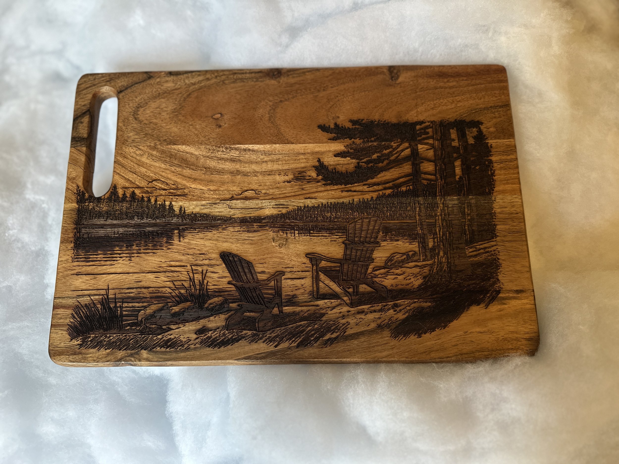 Lake View Serving Board