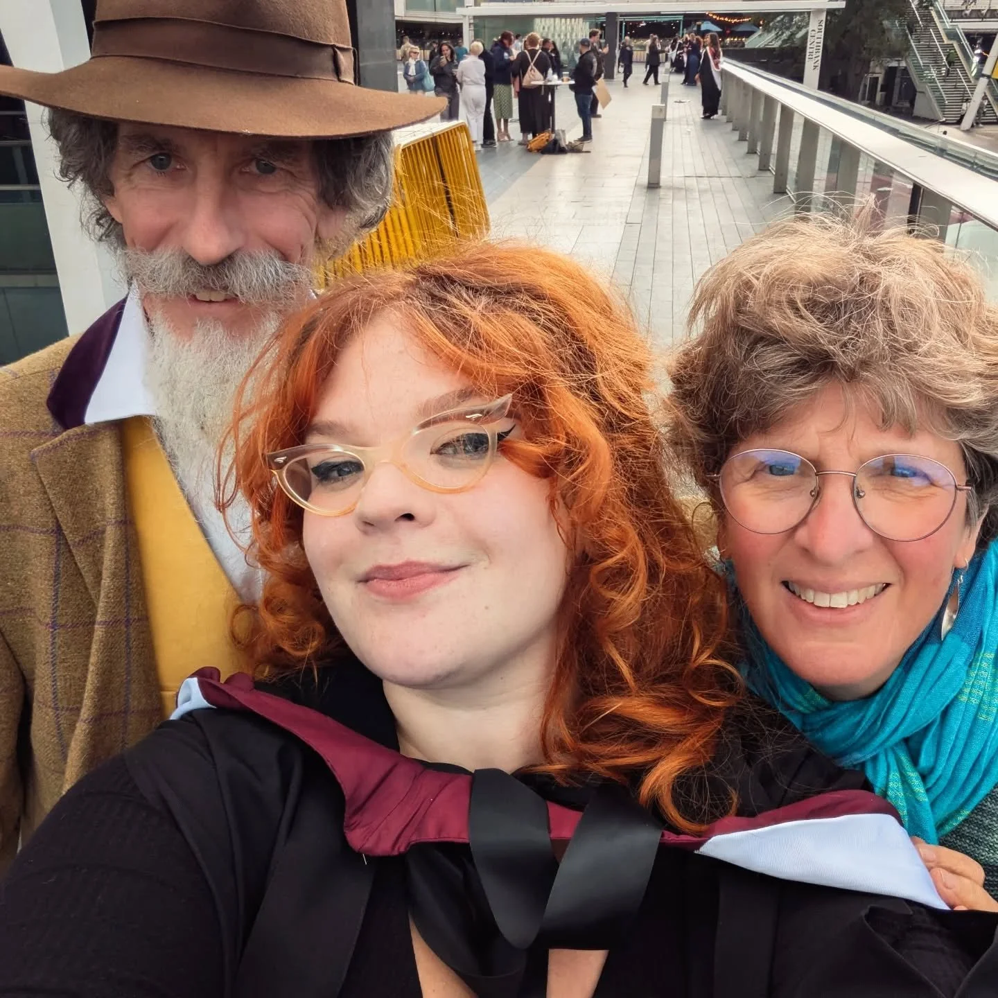 3 degrees down in 3 countries, finally got both parents at one graduation. Congrats all fellow graduates and thanks to my dad Robin and mum Diana (who is 3 for 3) for coming to celebrate 🥂