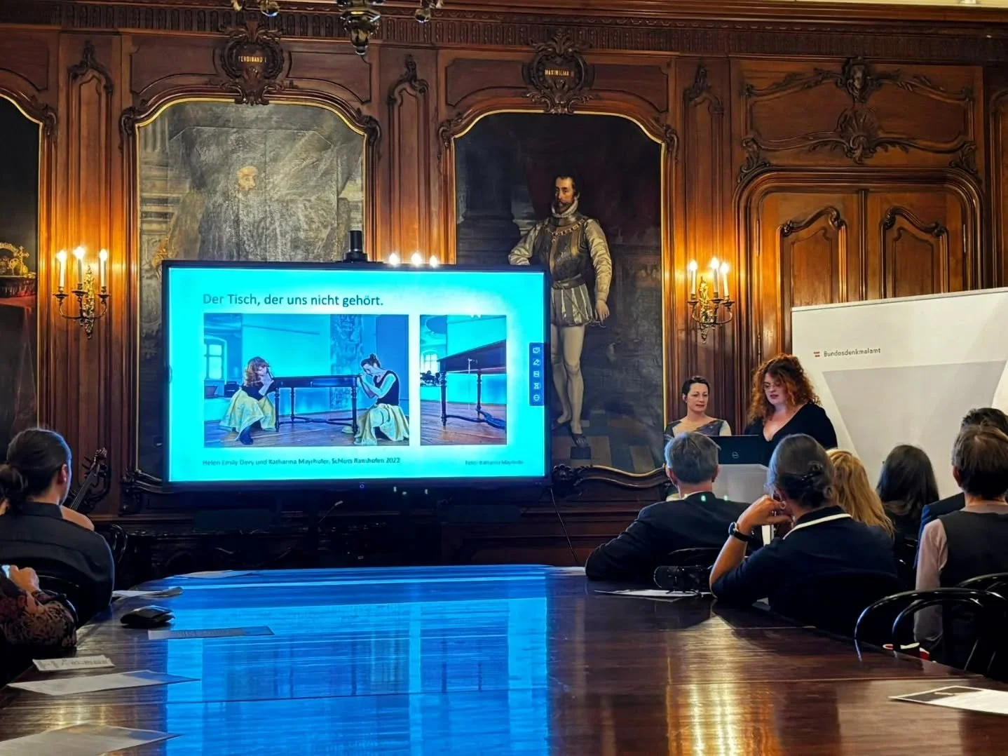 This Monday @katharina.mayrhofer and I were welcomed at the Ahnensaal of the Hofburg Palace in Vienna to receive the Alma Ros&eacute; Sonderpreis (Alma Ros&eacute; Special Prize), which is organised by the Austrian Society for Contemporary History an