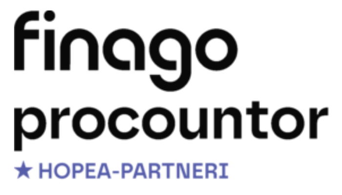 Finago Procountorin logo, hopea-partneri.