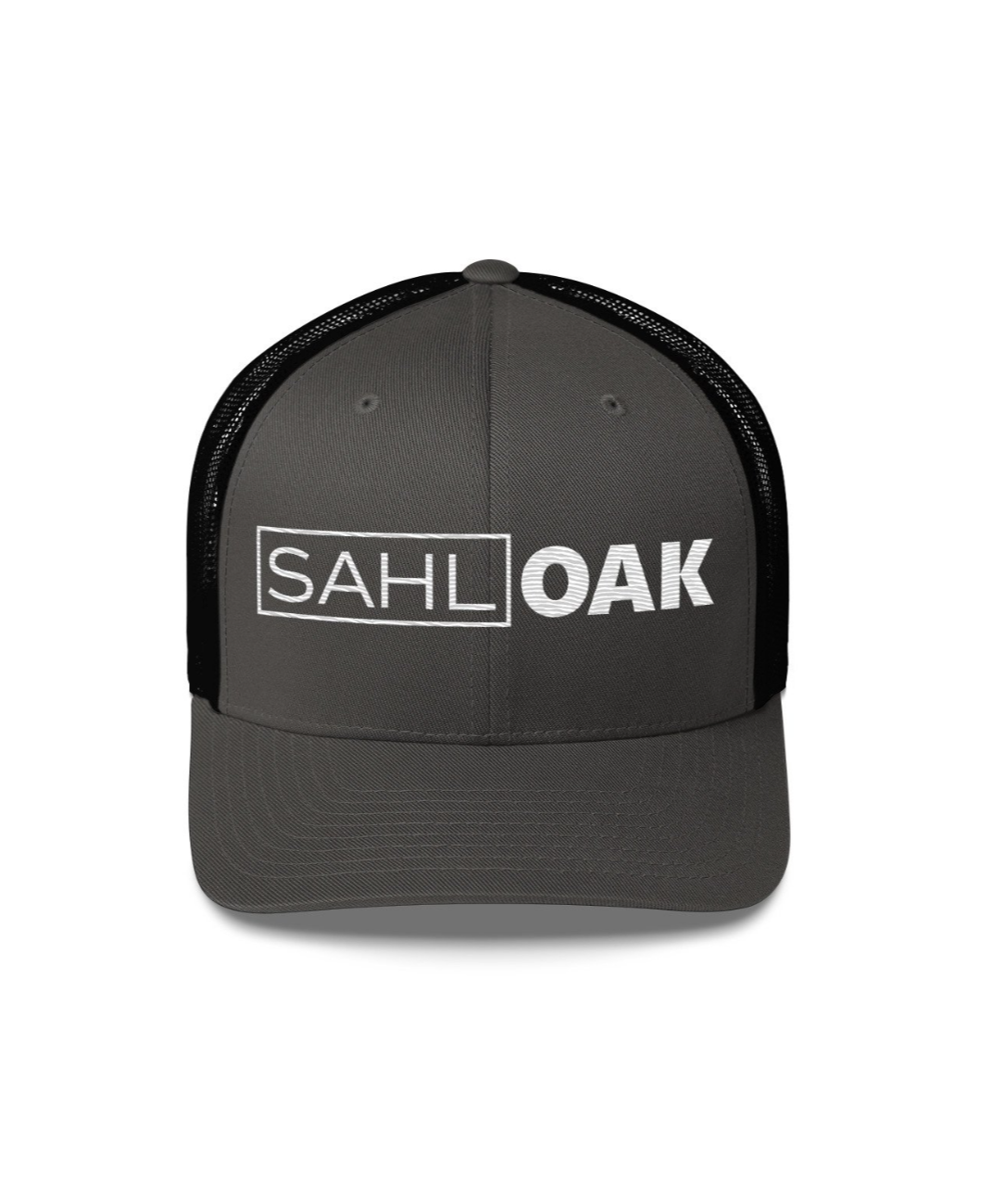 Trucker Hat Charcoal & Black.png