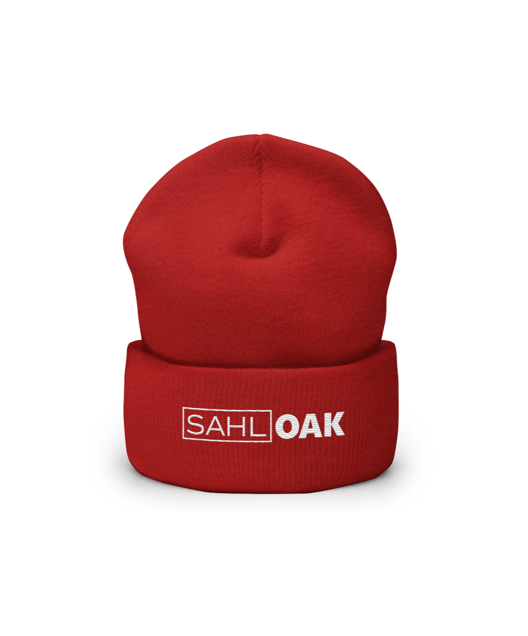 Beanie - Red - White Logo.png