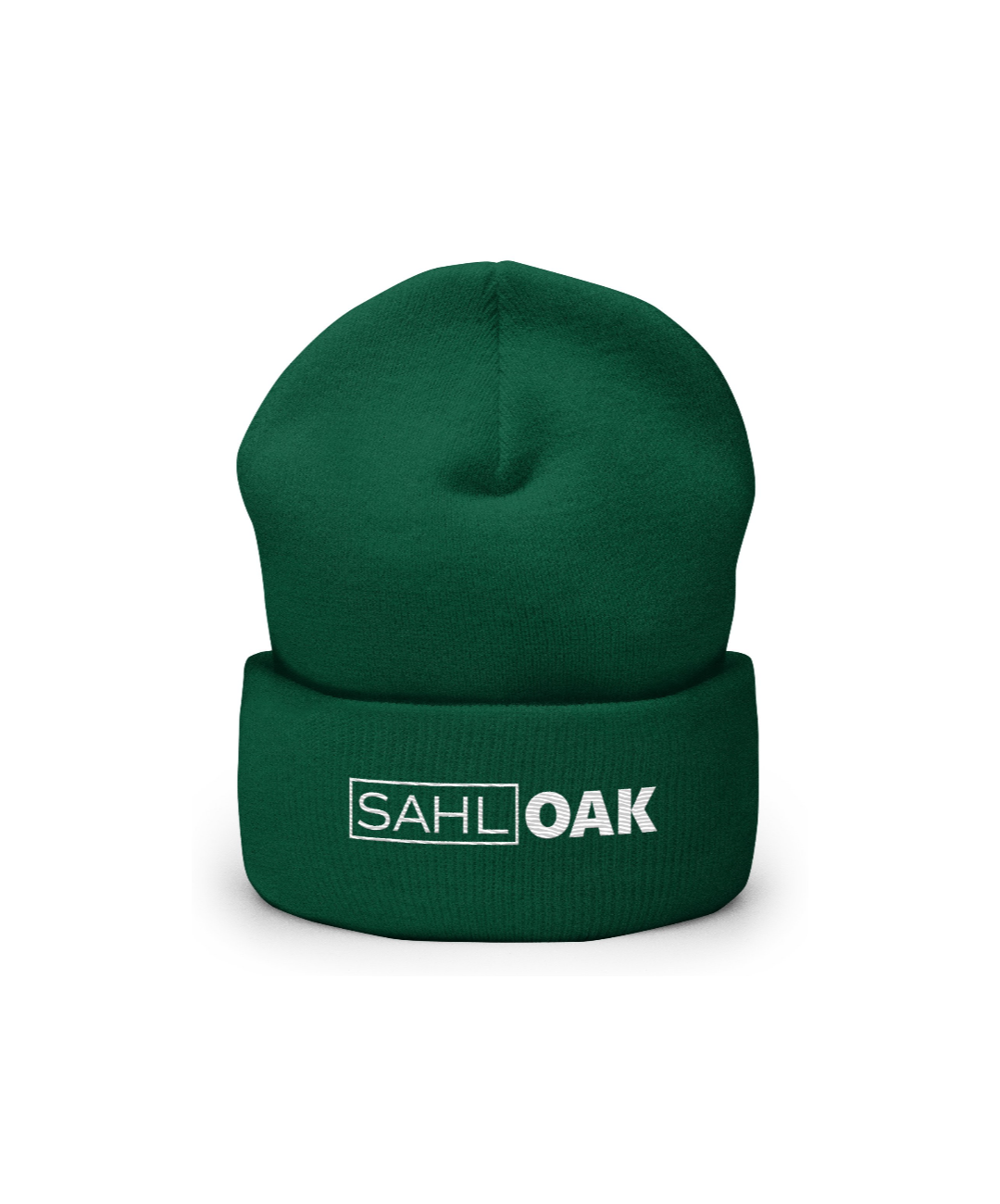Beanie-Cuffed-Spruce With White Logo.png